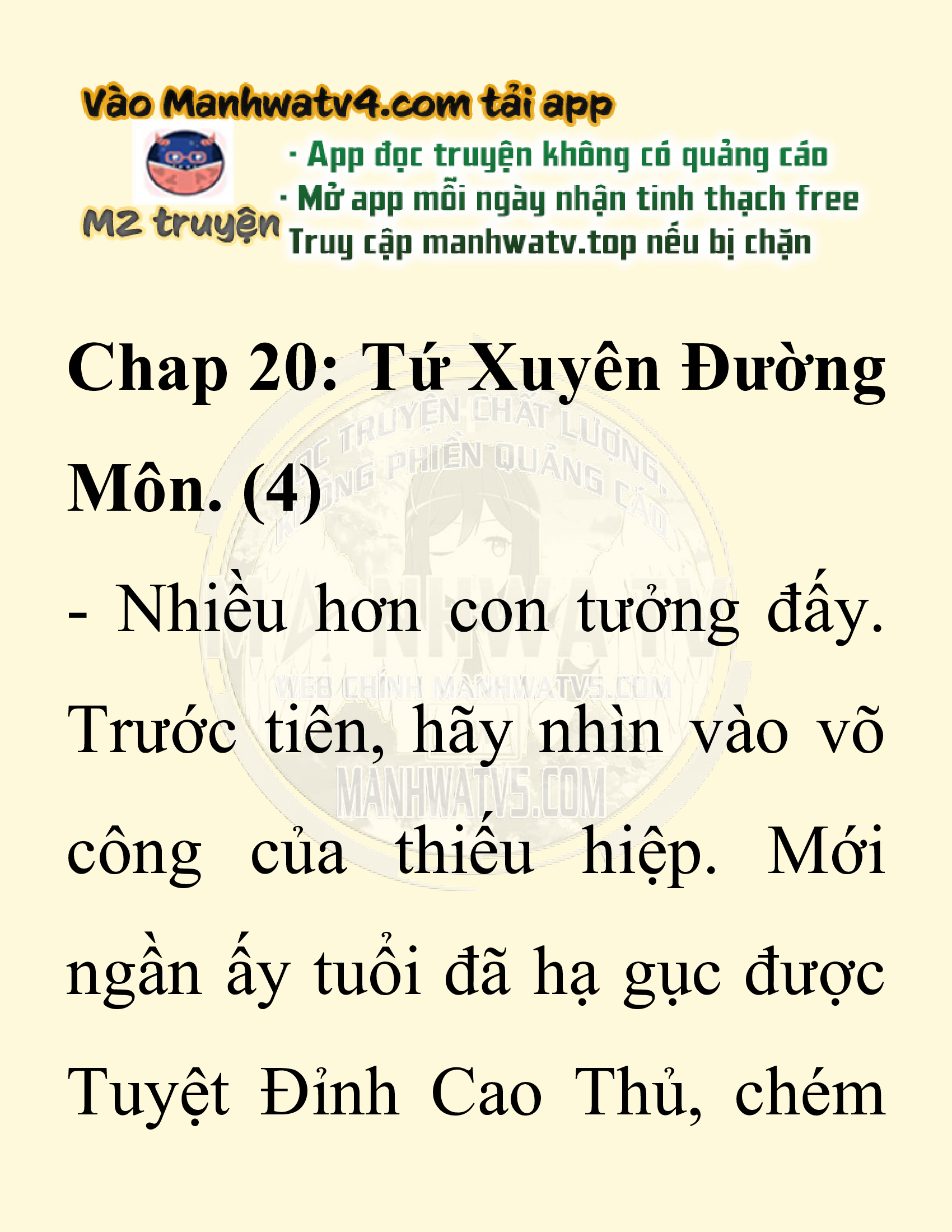 Đọc truyện SNVT[NOVEL] Ta Bắt Cóc Tiểu Nữ Đường Gia Tứ Xuyên - Chap 20: Tứ Xuyên Đường Môn