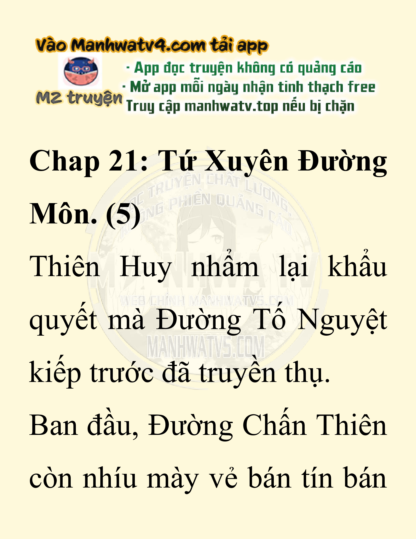 Đọc truyện SNVT[NOVEL] Ta Bắt Cóc Tiểu Nữ Đường Gia Tứ Xuyên - Chap 21: Tứ Xuyên Đường Môn