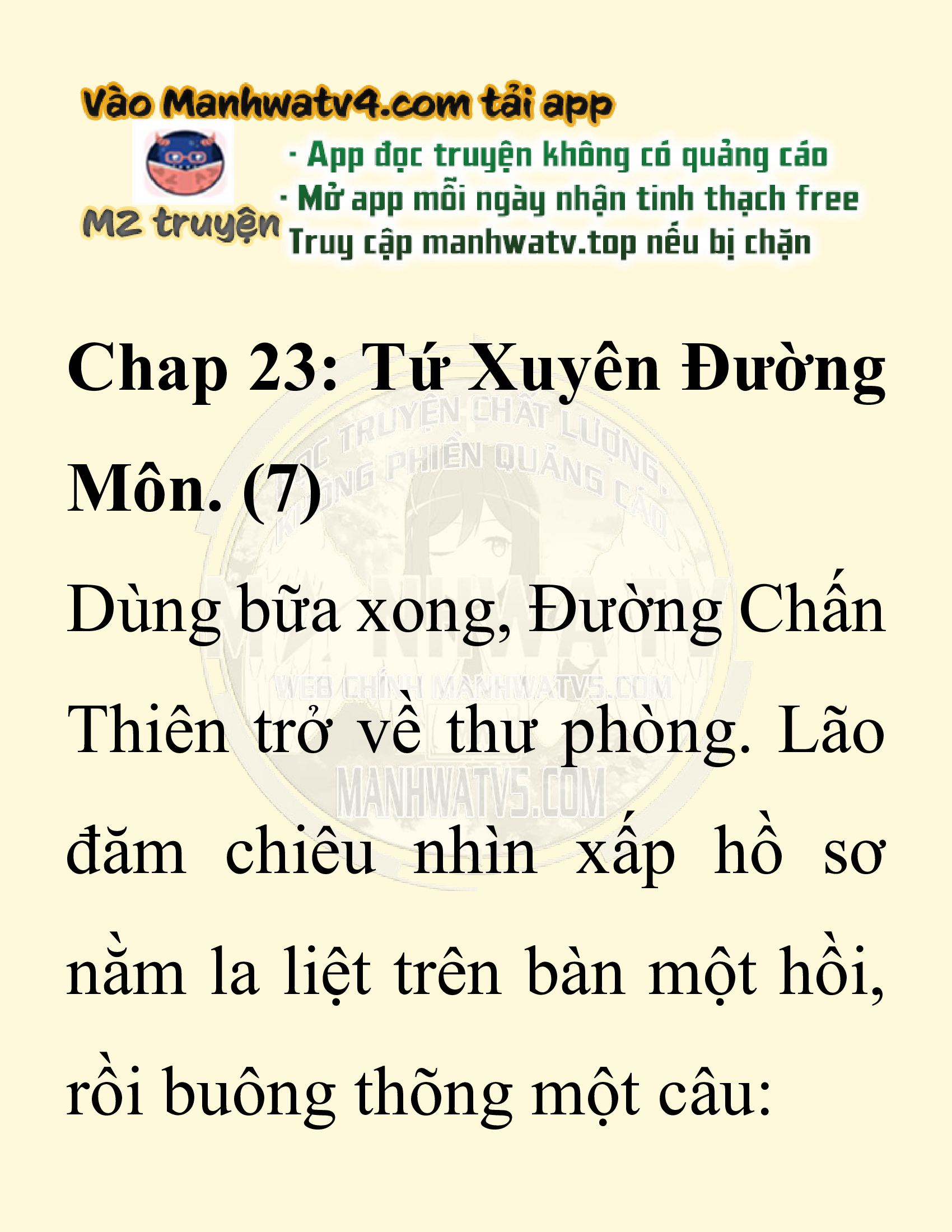 Đọc truyện SNVT[NOVEL] Ta Bắt Cóc Tiểu Nữ Đường Gia Tứ Xuyên - Chap 23: Tứ Xuyên Đường Môn