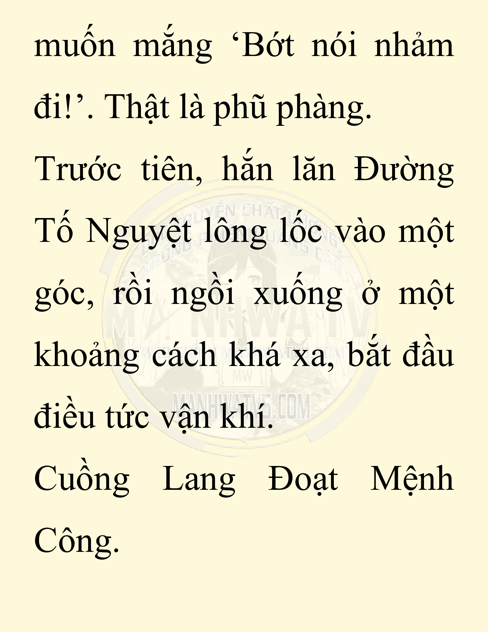 Đọc truyện SNVT[NOVEL] Ta Bắt Cóc Tiểu Nữ Đường Gia Tứ Xuyên - Chap 3: Bắt Cóc