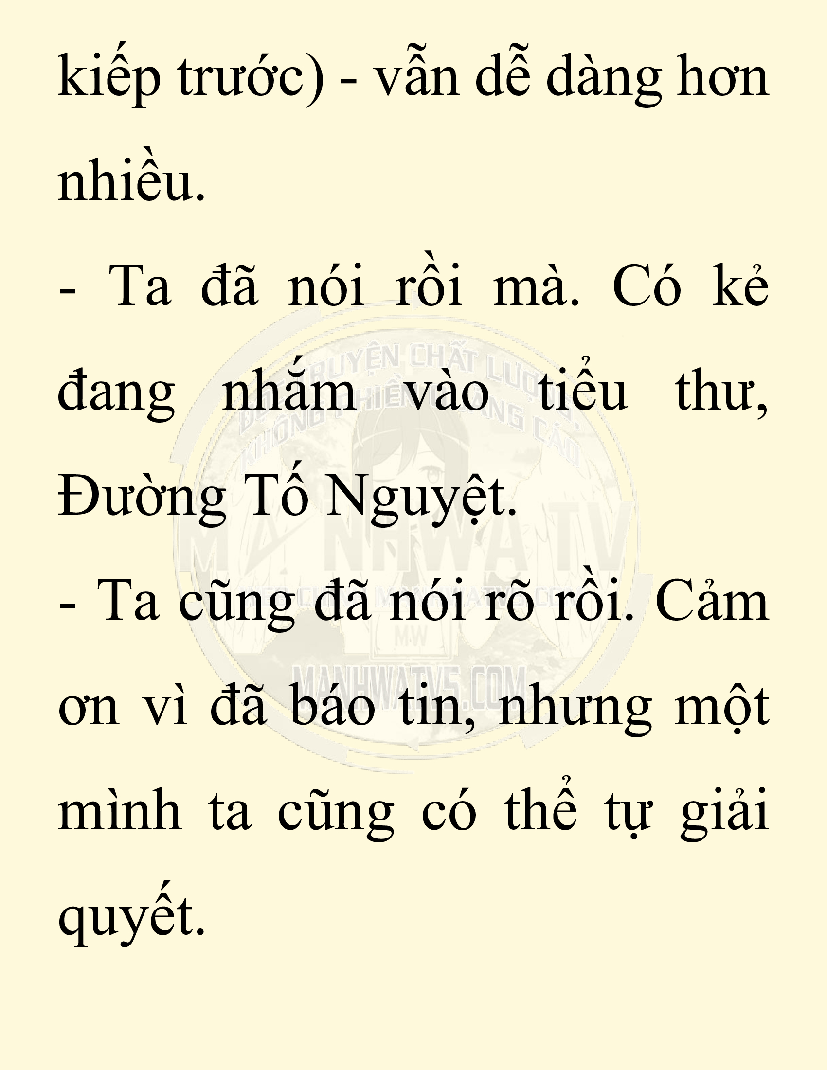 Đọc truyện SNVT[NOVEL] Ta Bắt Cóc Tiểu Nữ Đường Gia Tứ Xuyên - Chap 4: Bắt Cóc