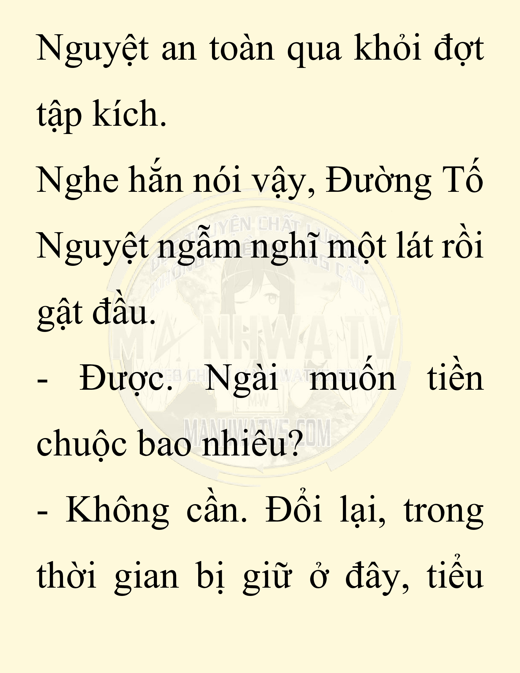 Đọc truyện SNVT[NOVEL] Ta Bắt Cóc Tiểu Nữ Đường Gia Tứ Xuyên - Chap 4: Bắt Cóc