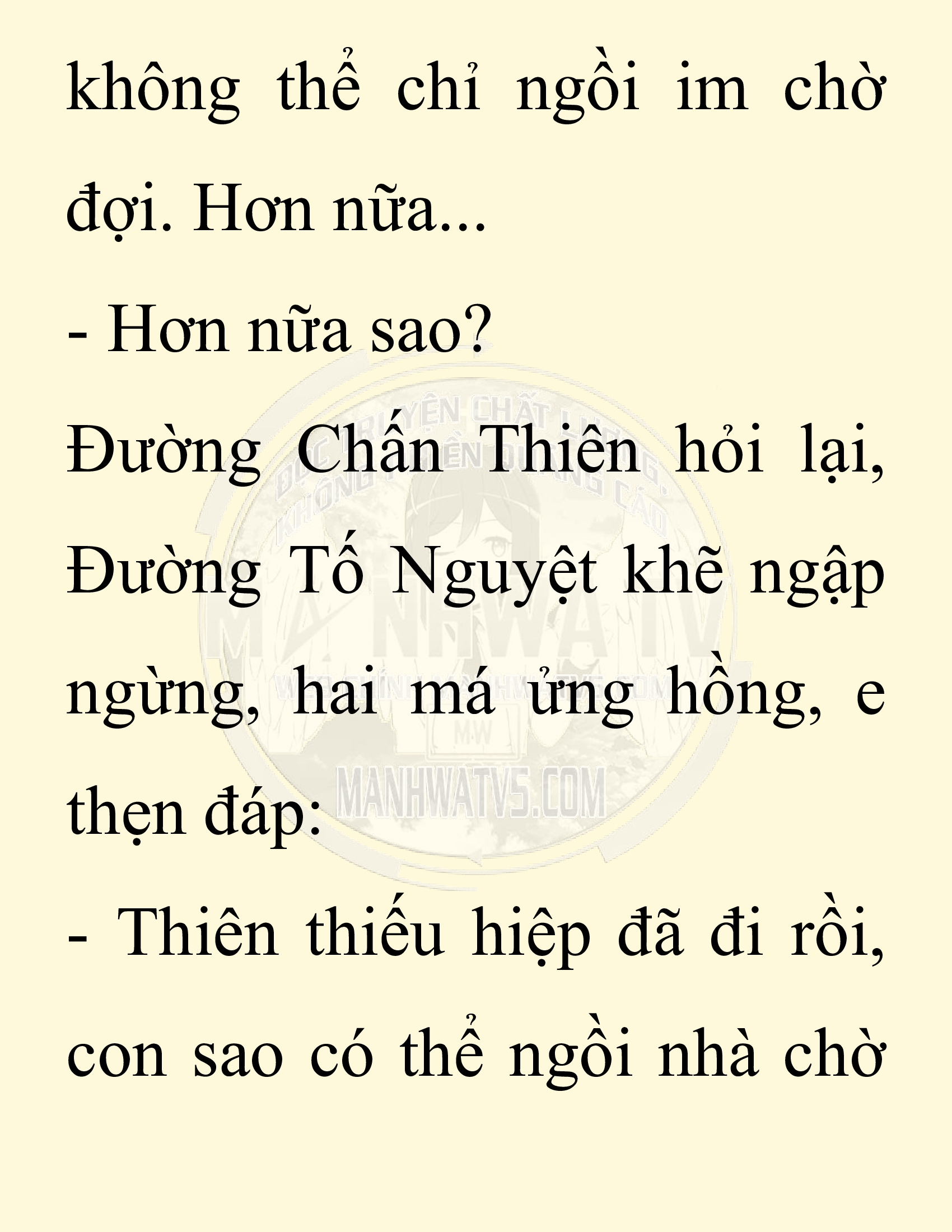 Đọc truyện SNVT[NOVEL] Ta Bắt Cóc Tiểu Nữ Đường Gia Tứ Xuyên - Chap 40: Tin Tức Ngoài Dự Tính