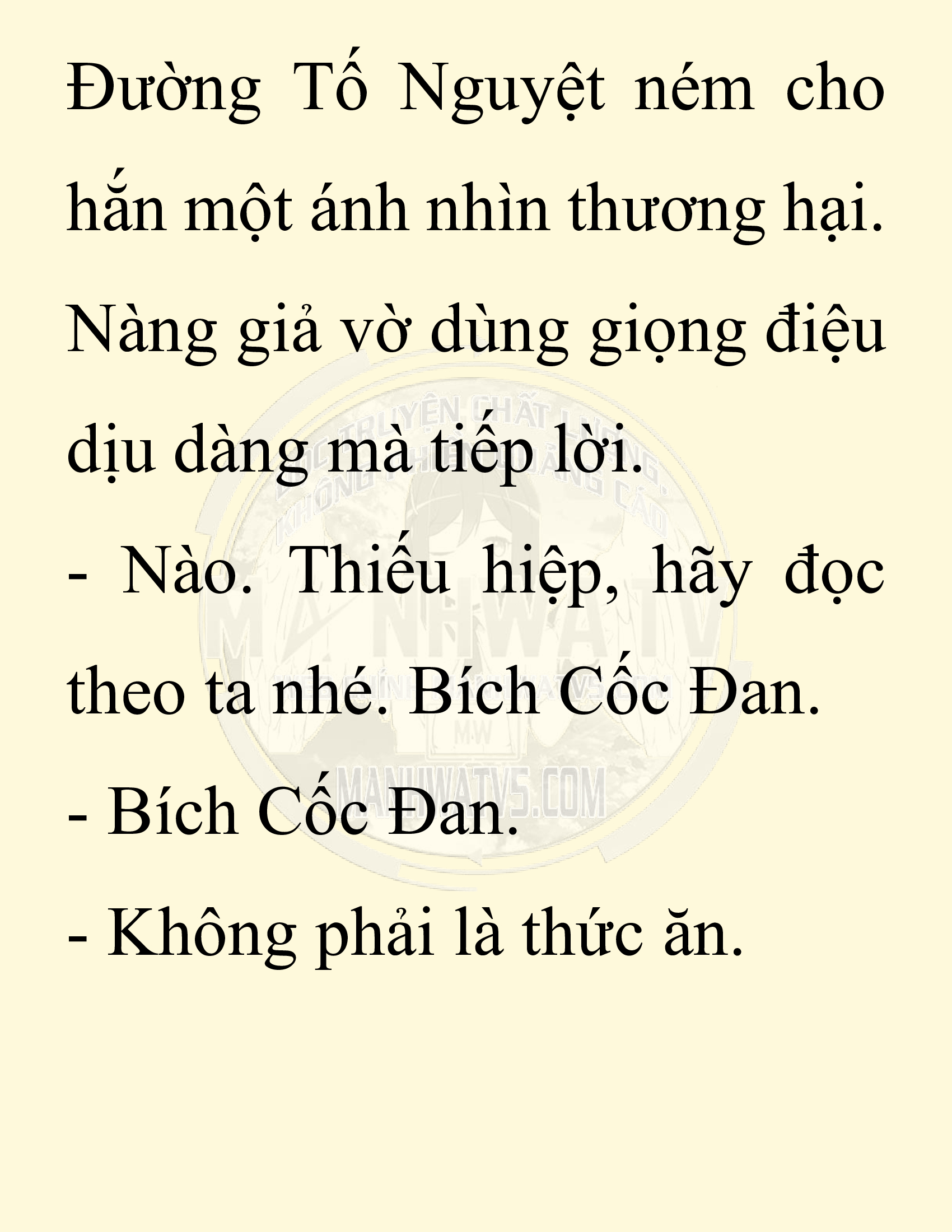 Đọc truyện SNVT[NOVEL] Ta Bắt Cóc Tiểu Nữ Đường Gia Tứ Xuyên - Chap 5: Bắt Cóc