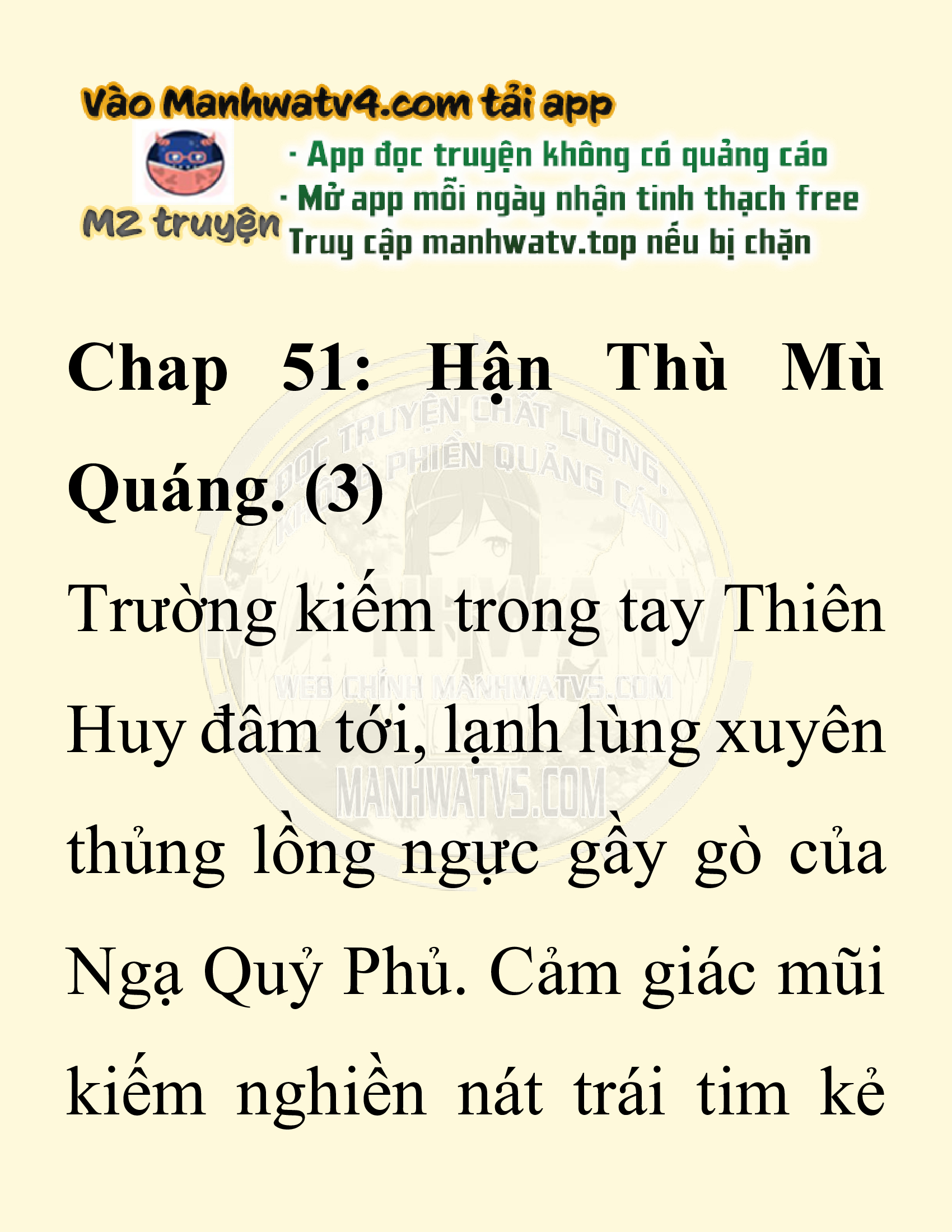Đọc truyện SNVT[NOVEL] Ta Bắt Cóc Tiểu Nữ Đường Gia Tứ Xuyên - Chap 51: Hận Thù Mù Quáng