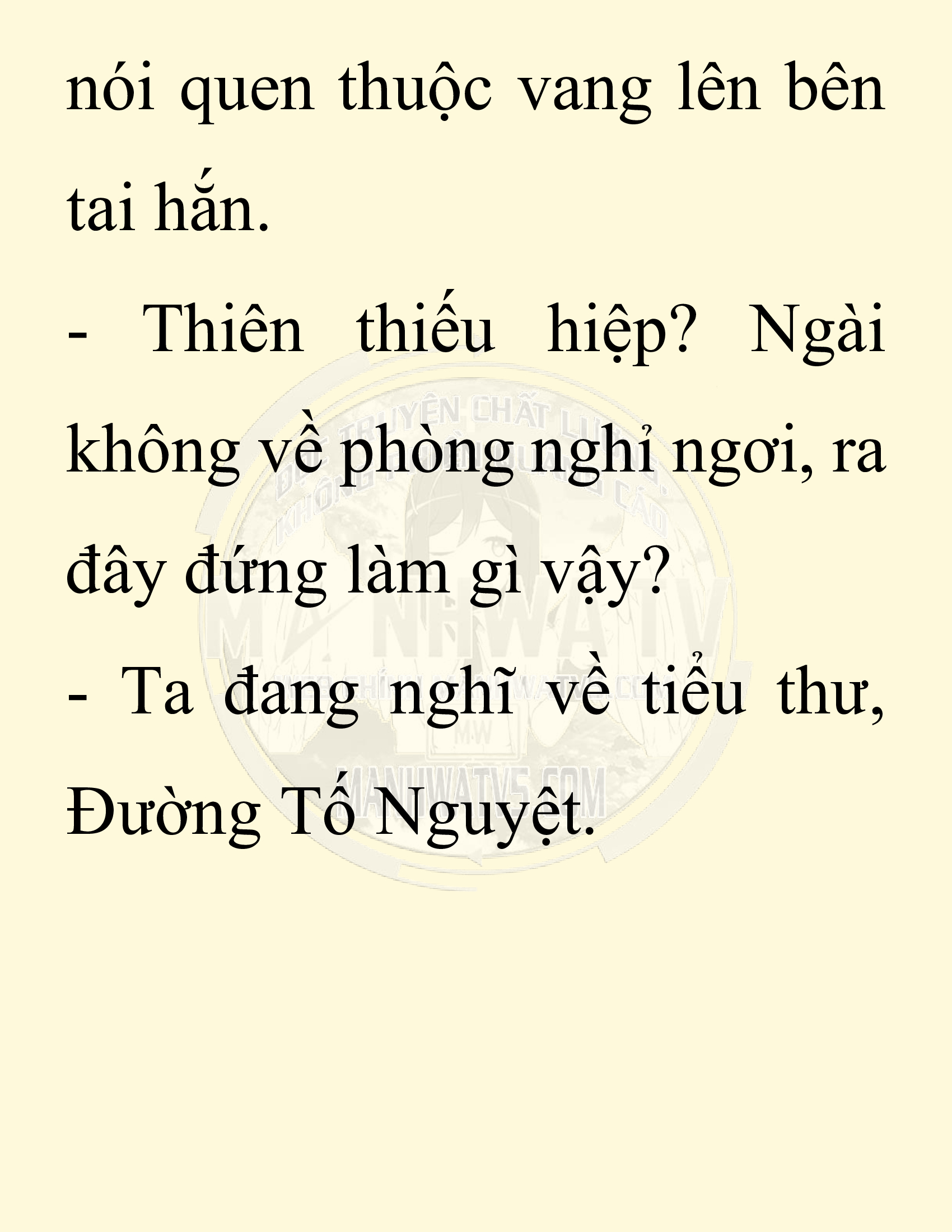 Đọc truyện SNVT[NOVEL] Ta Bắt Cóc Tiểu Nữ Đường Gia Tứ Xuyên - Chap 62: Đại Kế
