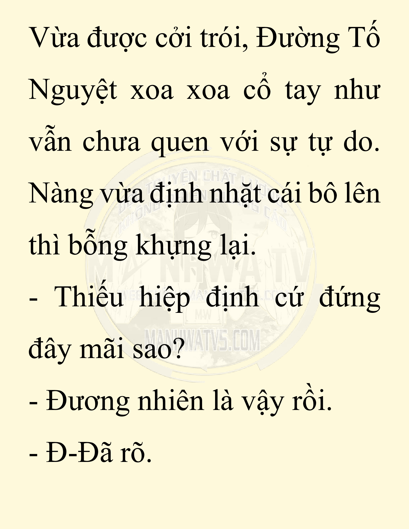 Đọc truyện SNVT[NOVEL] Ta Bắt Cóc Tiểu Nữ Đường Gia Tứ Xuyên - Chap 7: Bắt Cóc