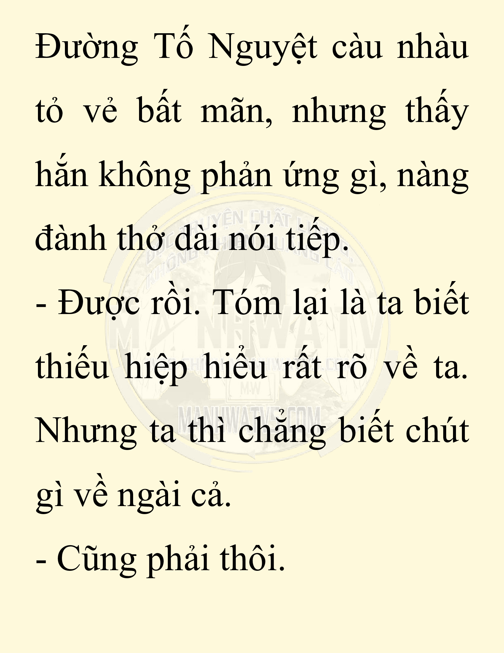 Đọc truyện SNVT[NOVEL] Ta Bắt Cóc Tiểu Nữ Đường Gia Tứ Xuyên - Chap 7: Bắt Cóc