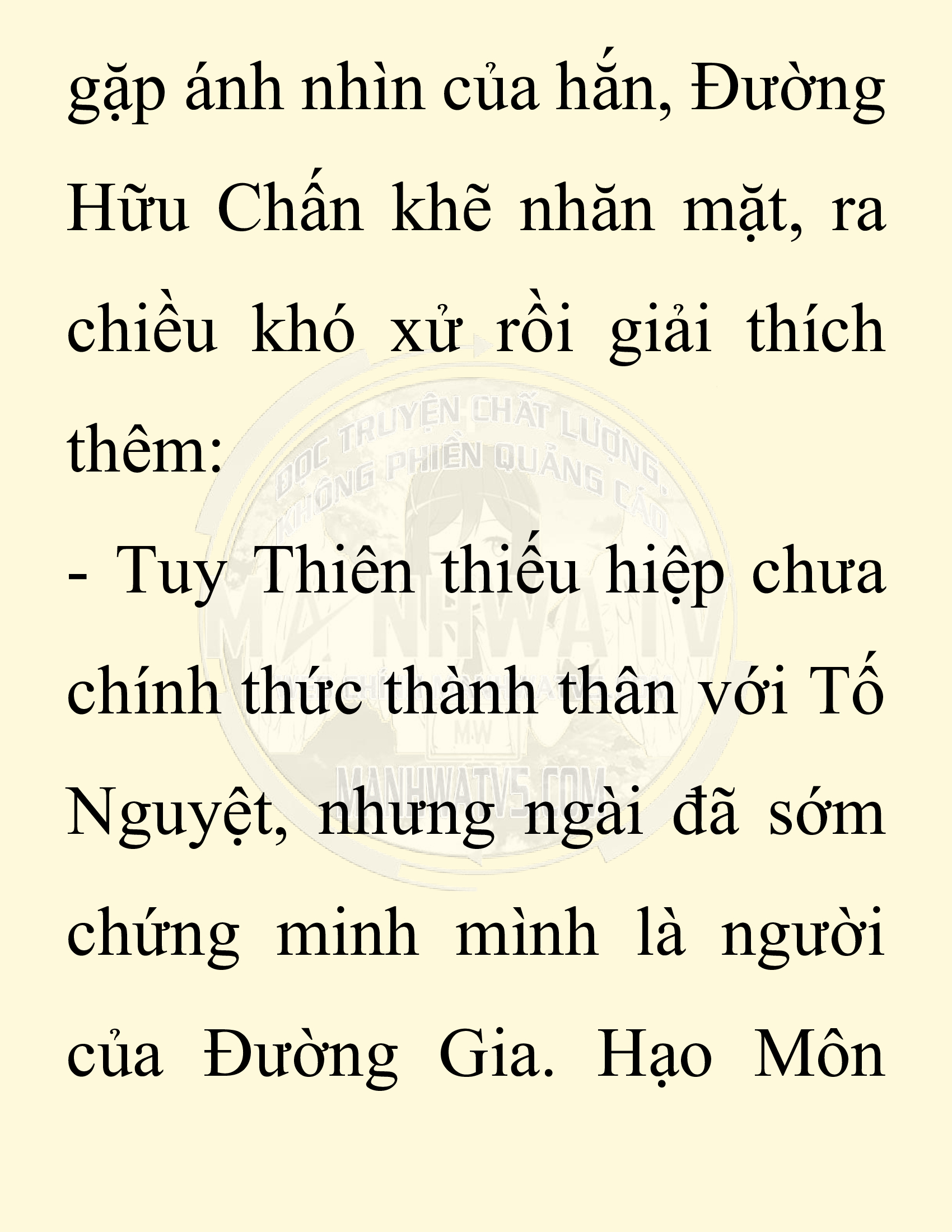 Đọc truyện SNVT[NOVEL] Ta Bắt Cóc Tiểu Nữ Đường Gia Tứ Xuyên - Chap 77: Trở Về