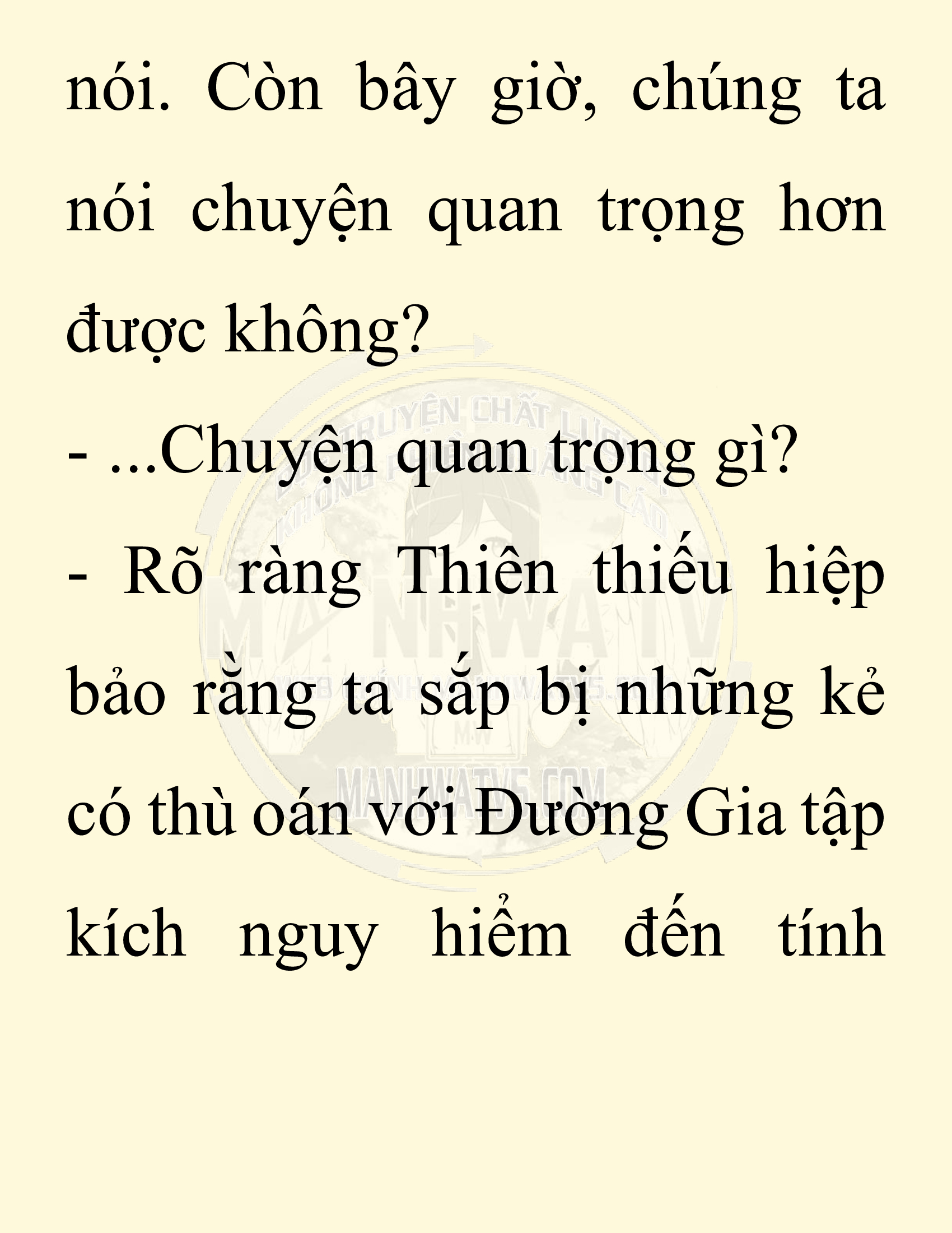 Đọc truyện SNVT[NOVEL] Ta Bắt Cóc Tiểu Nữ Đường Gia Tứ Xuyên - Chap 8: Bắt Cóc