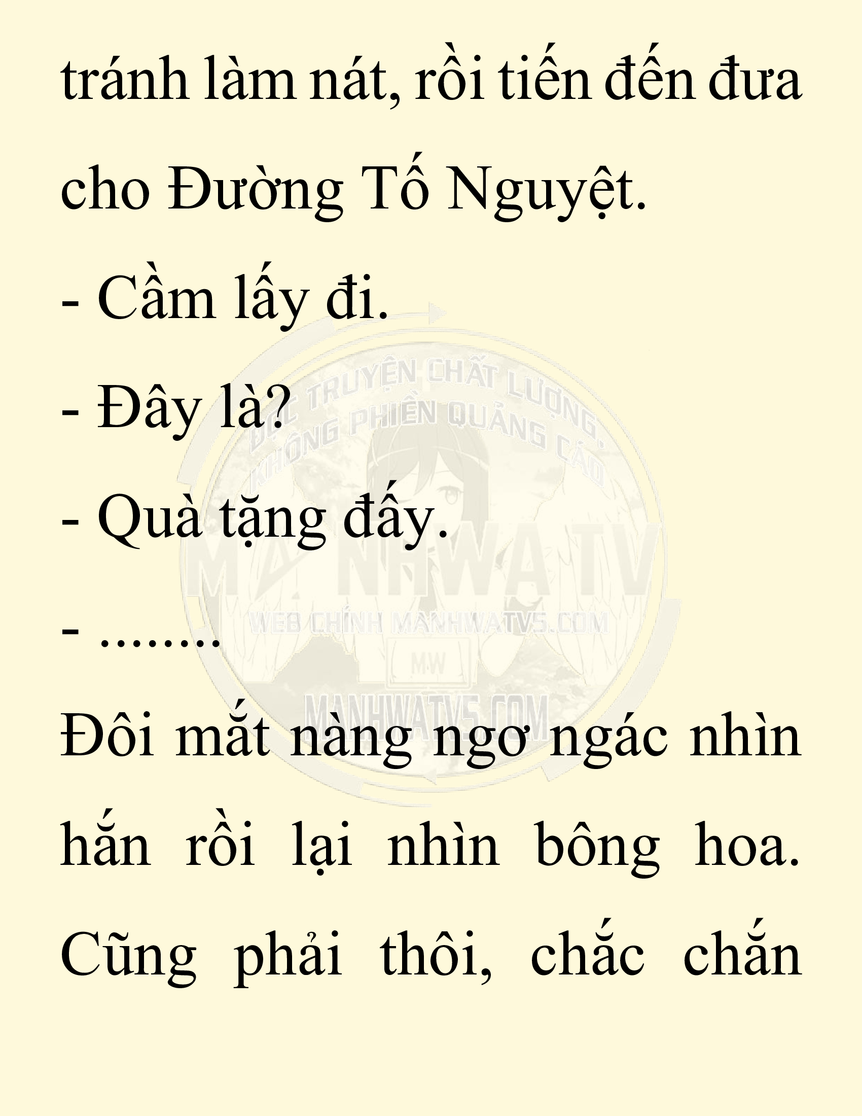 Đọc truyện SNVT[NOVEL] Ta Bắt Cóc Tiểu Nữ Đường Gia Tứ Xuyên - Chap 8: Bắt Cóc