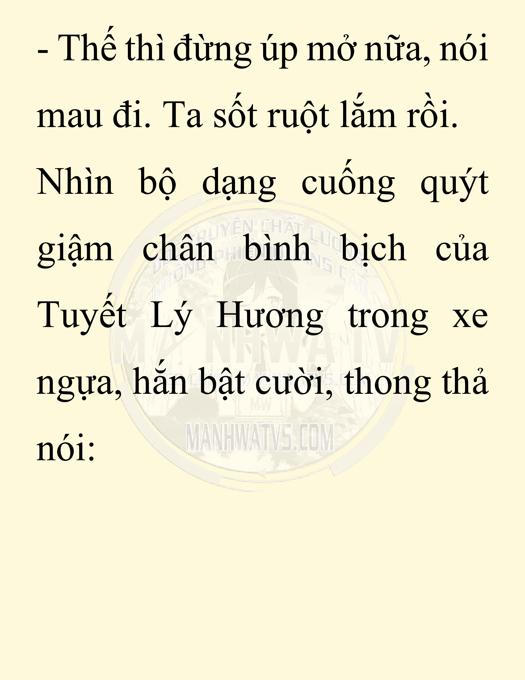 Đọc truyện SNVT[NOVEL] Ta Bắt Cóc Tiểu Nữ Đường Gia Tứ Xuyên - Chap 80: Trở Về
