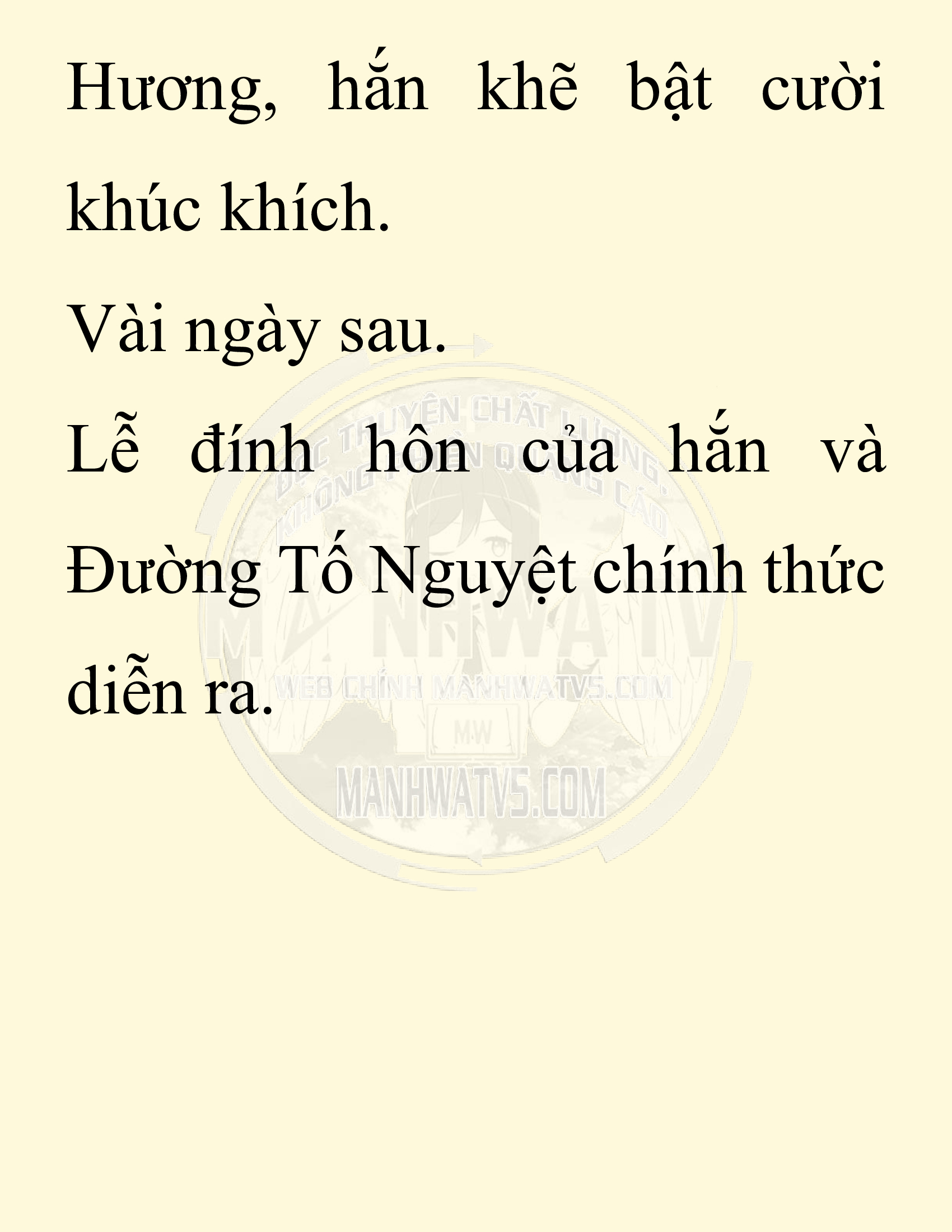 Đọc truyện SNVT[NOVEL] Ta Bắt Cóc Tiểu Nữ Đường Gia Tứ Xuyên - Chap 86: Lễ Đính Hôn