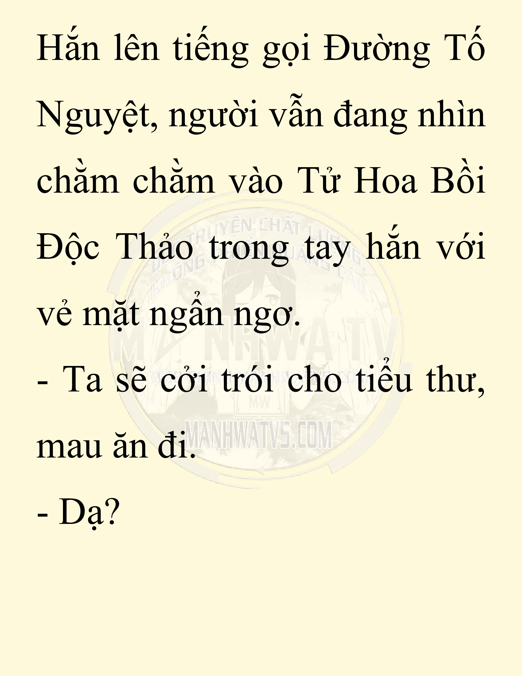 Đọc truyện SNVT[NOVEL] Ta Bắt Cóc Tiểu Nữ Đường Gia Tứ Xuyên - Chap 9: Bắt Cóc