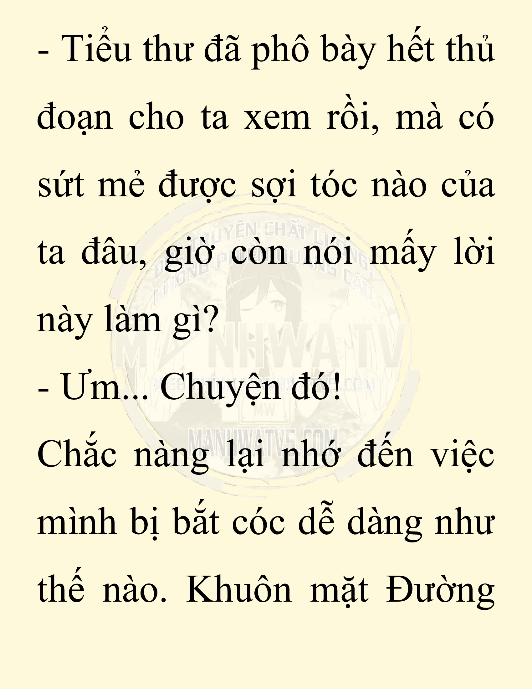 Đọc truyện SNVT[NOVEL] Ta Bắt Cóc Tiểu Nữ Đường Gia Tứ Xuyên - Chap 9: Bắt Cóc