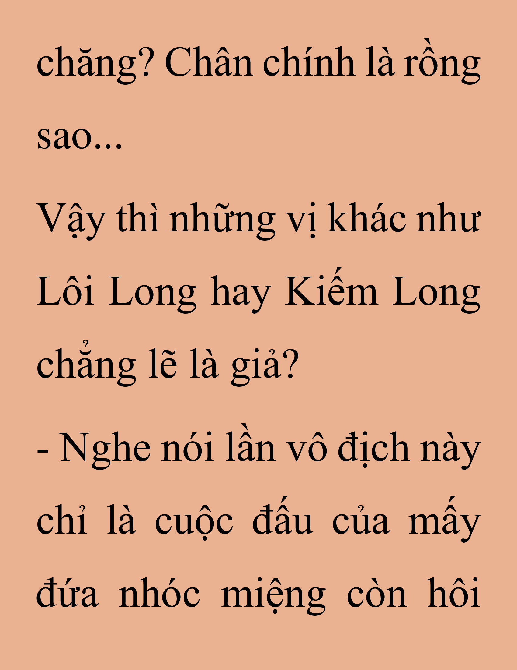 Đọc truyện SNVT[NOVEL] Thanh Mai Trúc Mã Của Đệ Nhất Thiên Hạ - Chương 187: Chân Long (眞龍) 