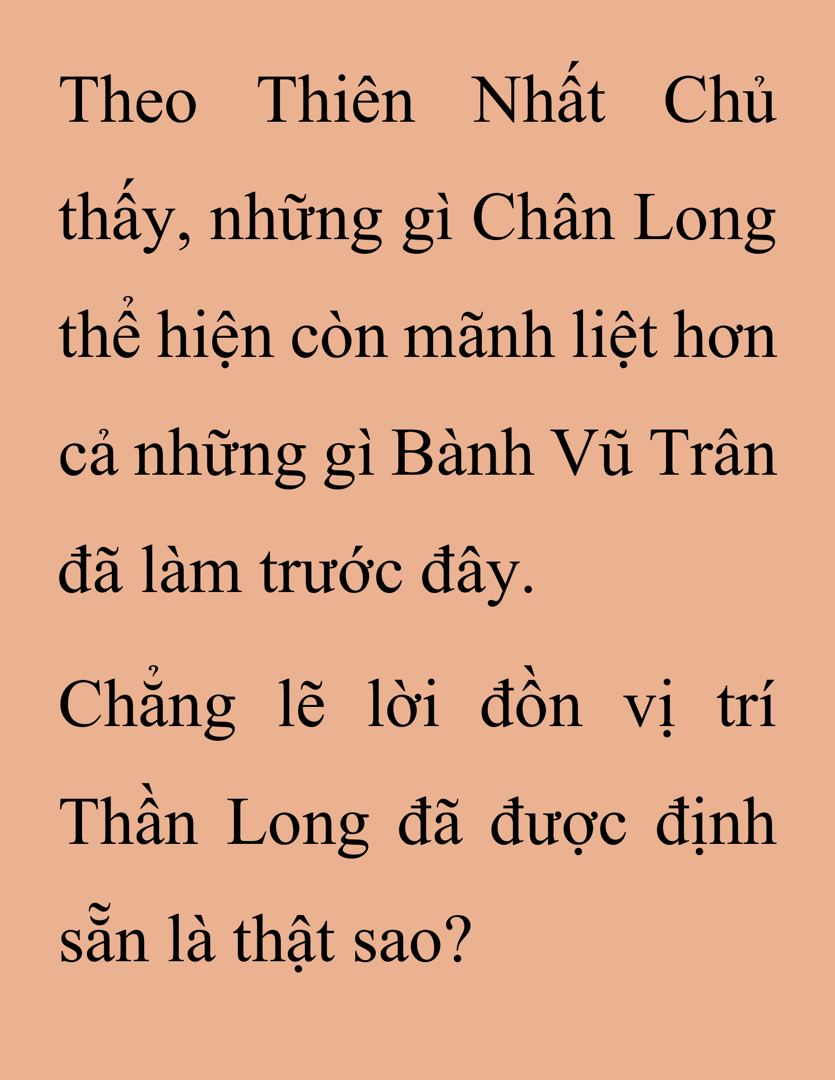 Đọc truyện SNVT[NOVEL] Thanh Mai Trúc Mã Của Đệ Nhất Thiên Hạ - Chương 187: Chân Long (眞龍) 