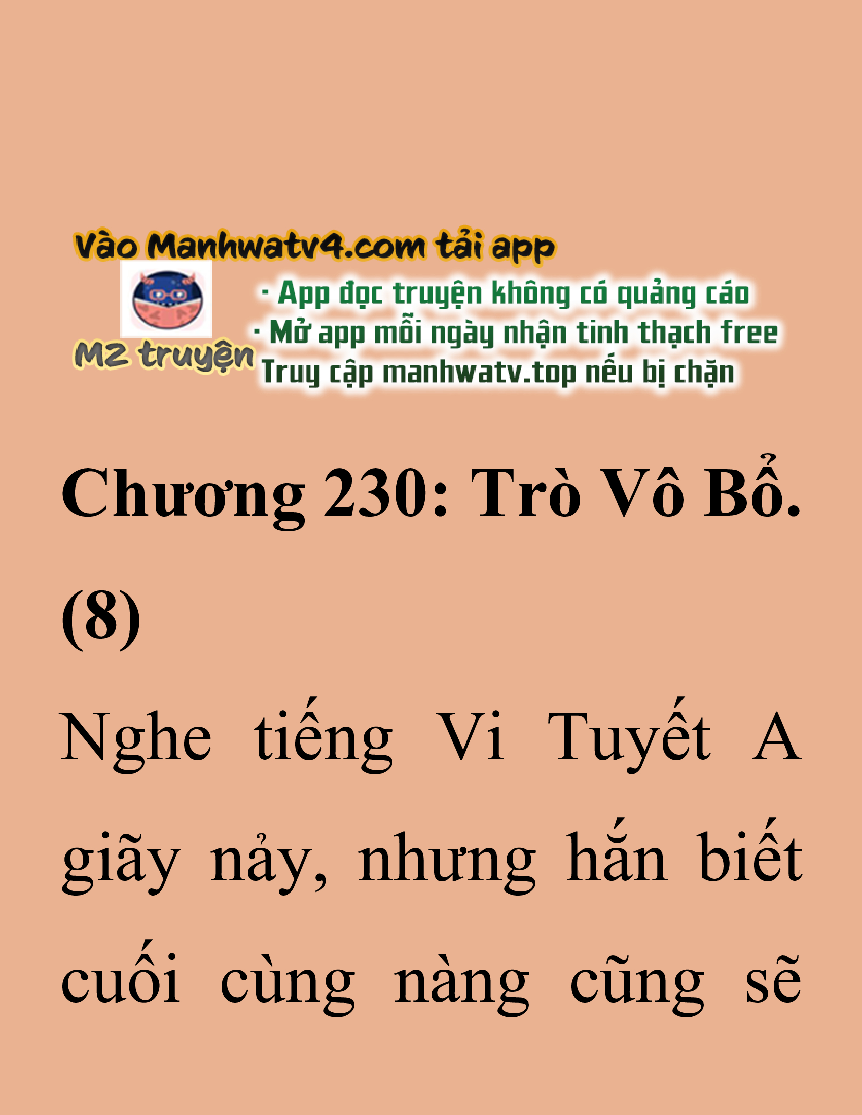 Đọc truyện SNVT[NOVEL] Thanh Mai Trúc Mã Của Đệ Nhất Thiên Hạ - Chương 230: Trò Vô Bổ