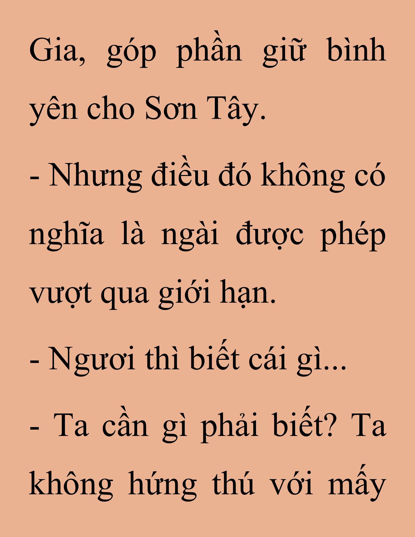 Đọc truyện SNVT[NOVEL] Thanh Mai Trúc Mã Của Đệ Nhất Thiên Hạ - Chương 243: Biết Thân Biết Phận Đi