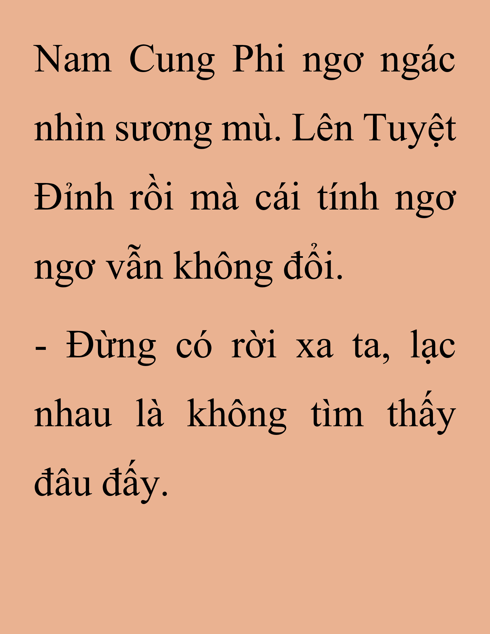 Đọc truyện SNVT[NOVEL] Thanh Mai Trúc Mã Của Đệ Nhất Thiên Hạ - Chương 253: Vu Đông Sơn Mạch