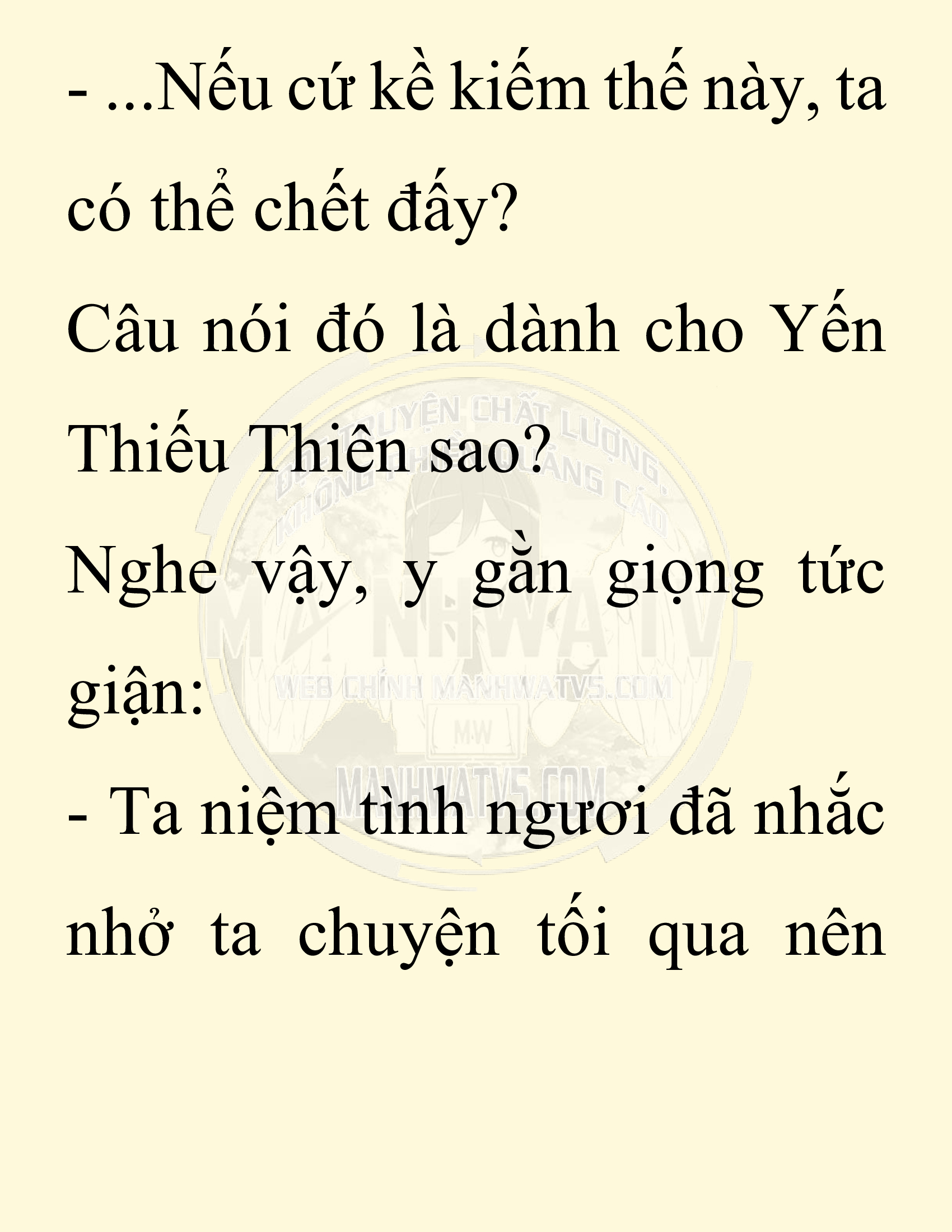 Đọc truyện SNVT[NOVEL] Thiên Hạ Đệ Nhất Nhân Đã Chết - Chap 10 Thiên Hạ Đệ Nhất Nhân Vẫn Lạc