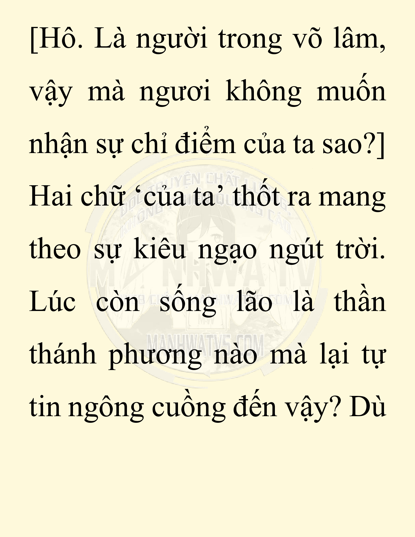 Đọc truyện SNVT[NOVEL] Thiên Hạ Đệ Nhất Nhân Đã Chết - Chap 11: Thiên Hạ Đệ Nhất Nhân Vẫn Lạc