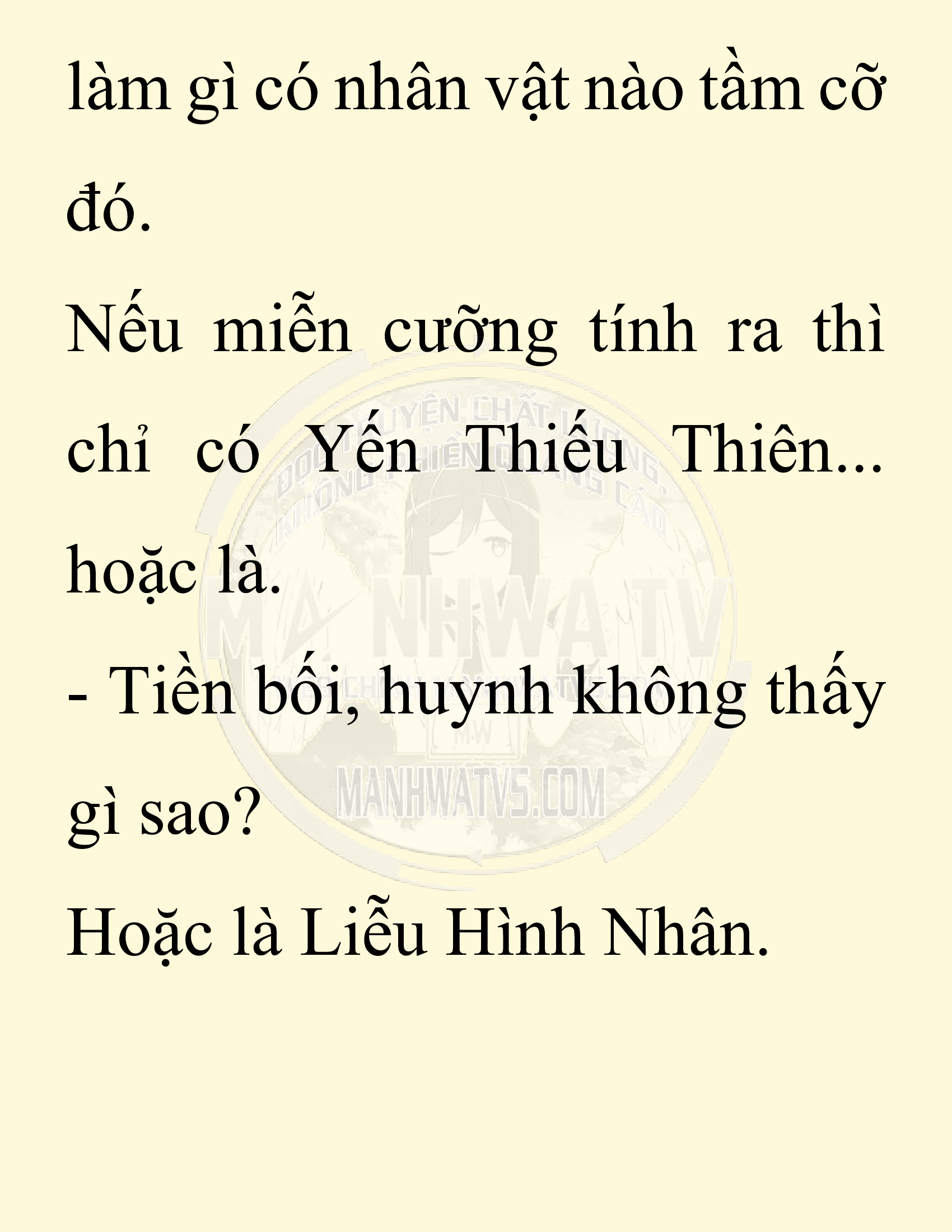Đọc truyện SNVT[NOVEL] Thiên Hạ Đệ Nhất Nhân Đã Chết - Chap 13: Thiên Hạ Đệ Nhất Nhân Vẫn Lạc