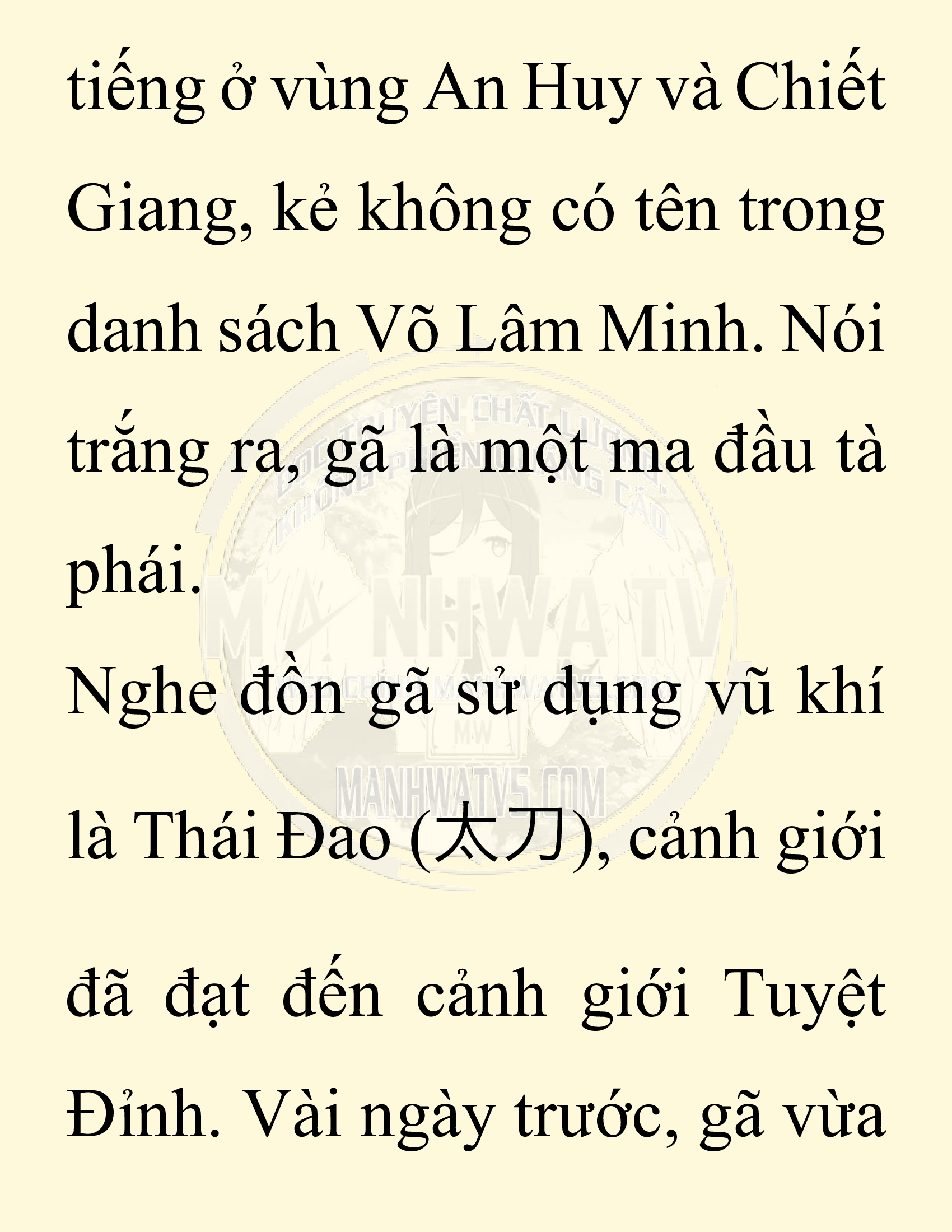 Đọc truyện SNVT[NOVEL] Thiên Hạ Đệ Nhất Nhân Đã Chết - Chap 13: Thiên Hạ Đệ Nhất Nhân Vẫn Lạc