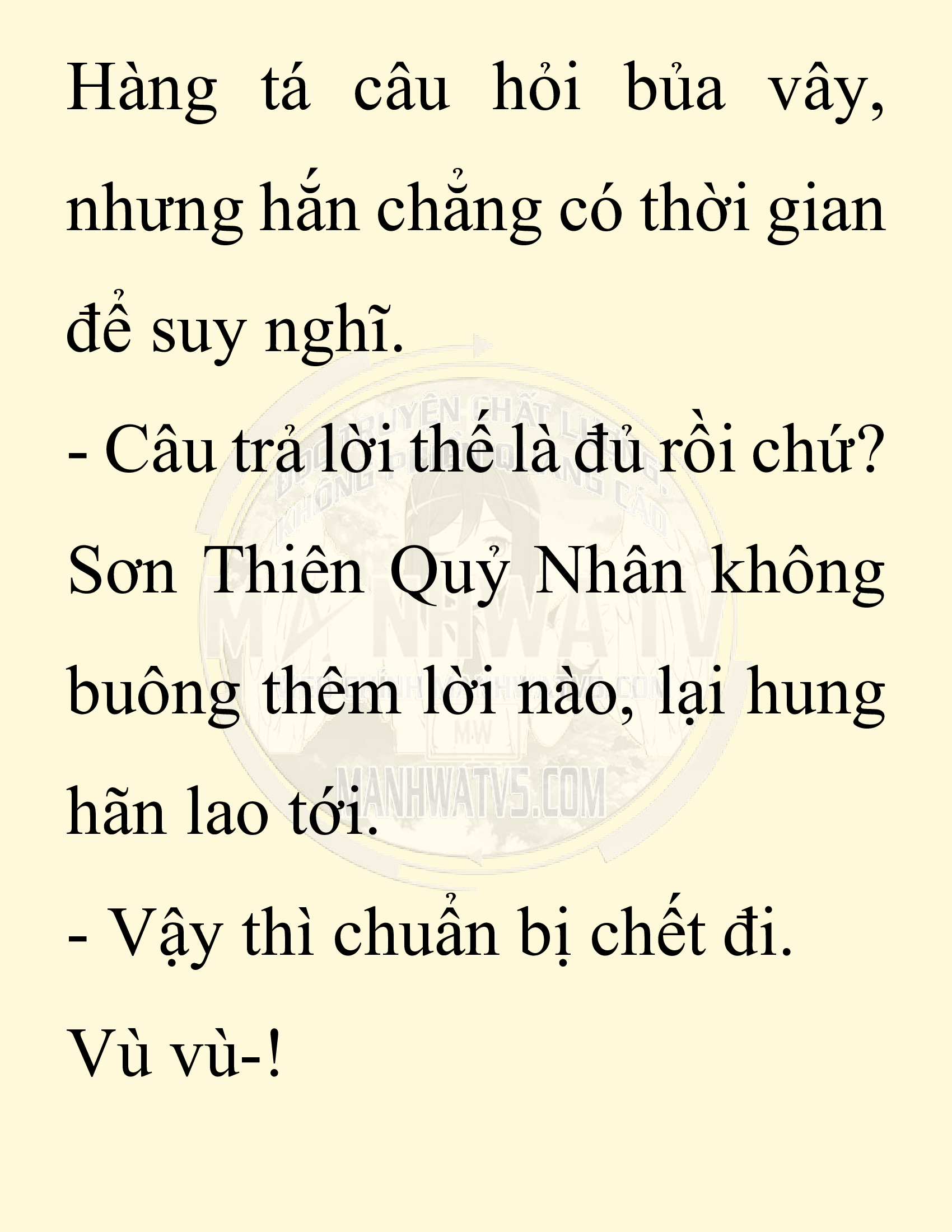 Đọc truyện SNVT[NOVEL] Thiên Hạ Đệ Nhất Nhân Đã Chết - Chap 17: Thiên Hạ Đệ Nhất Nhân Vẫn Lạc