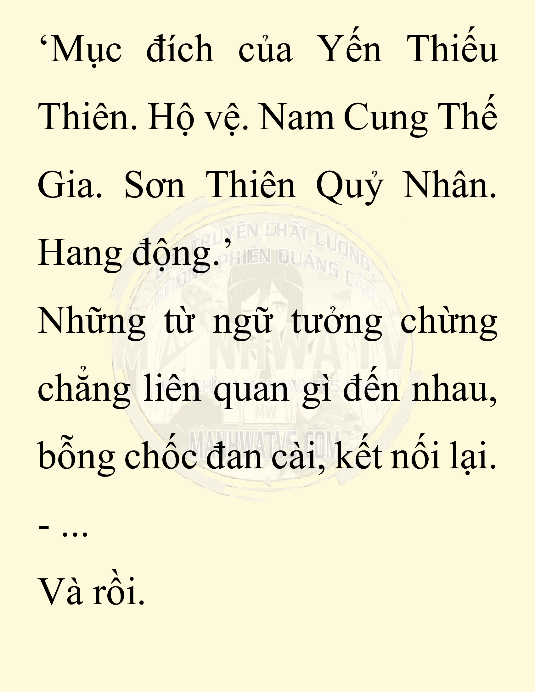 Đọc truyện SNVT[NOVEL] Thiên Hạ Đệ Nhất Nhân Đã Chết - Chap 18: Thiên Hạ Đệ Nhất Nhân Vẫn Lạc
