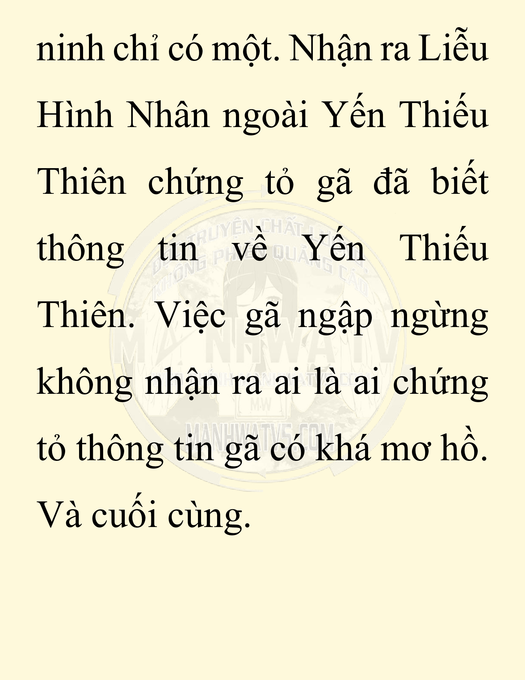 Đọc truyện SNVT[NOVEL] Thiên Hạ Đệ Nhất Nhân Đã Chết - Chap 18: Thiên Hạ Đệ Nhất Nhân Vẫn Lạc