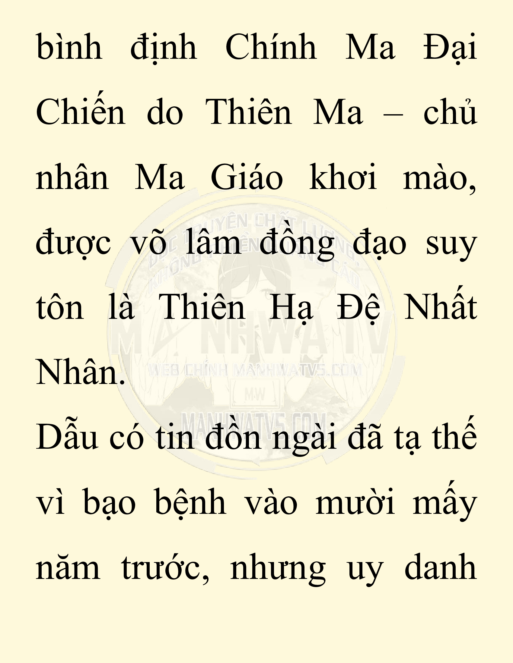 Đọc truyện SNVT[NOVEL] Thiên Hạ Đệ Nhất Nhân Đã Chết - Chap 23: Thiên Hạ Đệ Nhất Nhân Vẫn Lạc