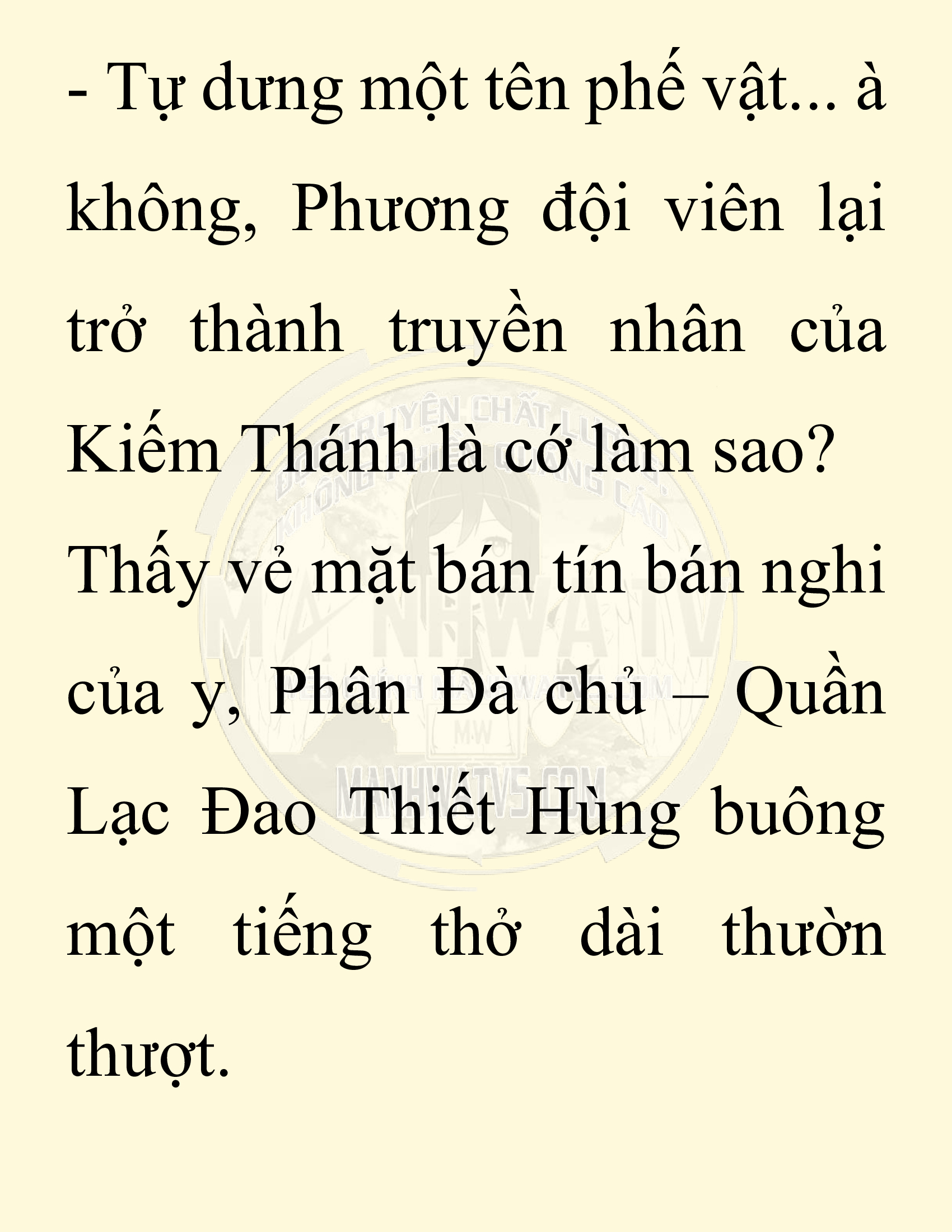 Đọc truyện SNVT[NOVEL] Thiên Hạ Đệ Nhất Nhân Đã Chết - Chap 24: Thiên Hạ Đệ Nhất Nhân Vẫn Lạc