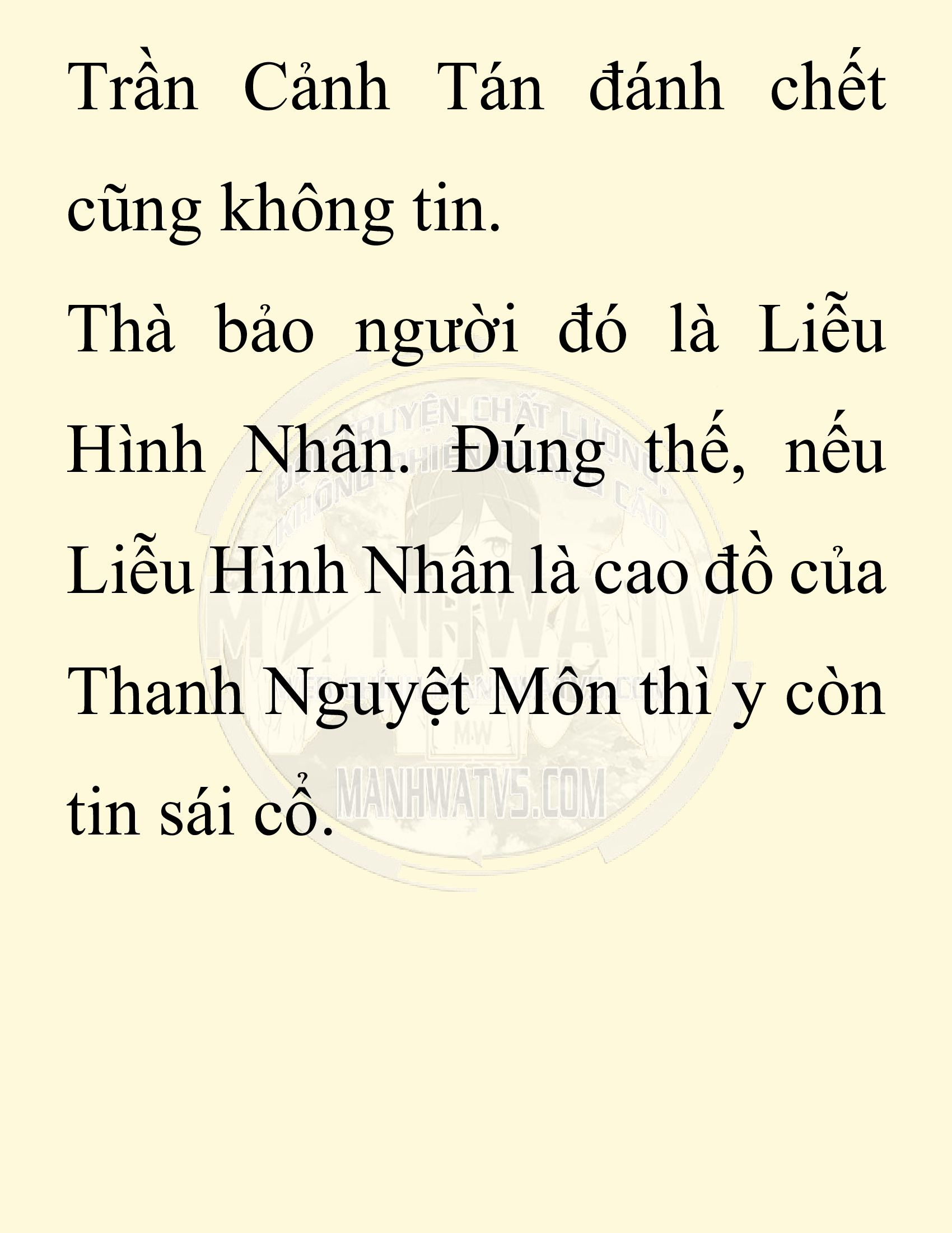Đọc truyện SNVT[NOVEL] Thiên Hạ Đệ Nhất Nhân Đã Chết - Chap 24: Thiên Hạ Đệ Nhất Nhân Vẫn Lạc