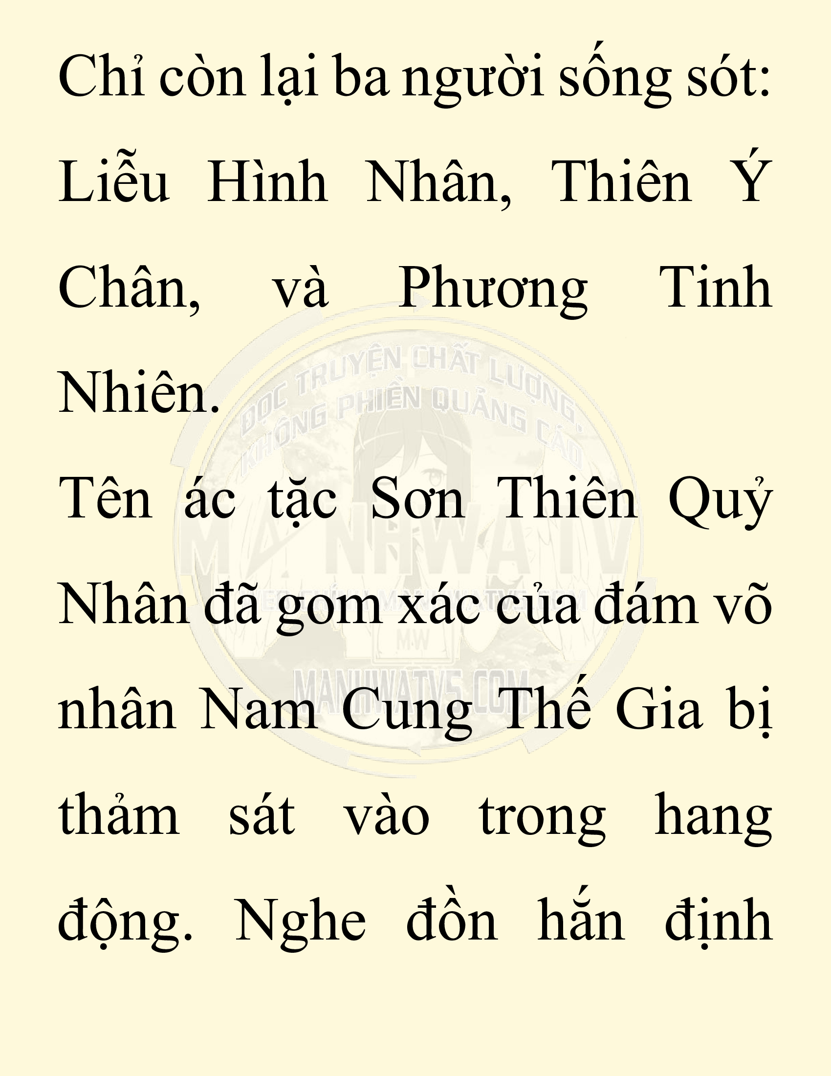 Đọc truyện SNVT[NOVEL] Thiên Hạ Đệ Nhất Nhân Đã Chết - Chap 24: Thiên Hạ Đệ Nhất Nhân Vẫn Lạc