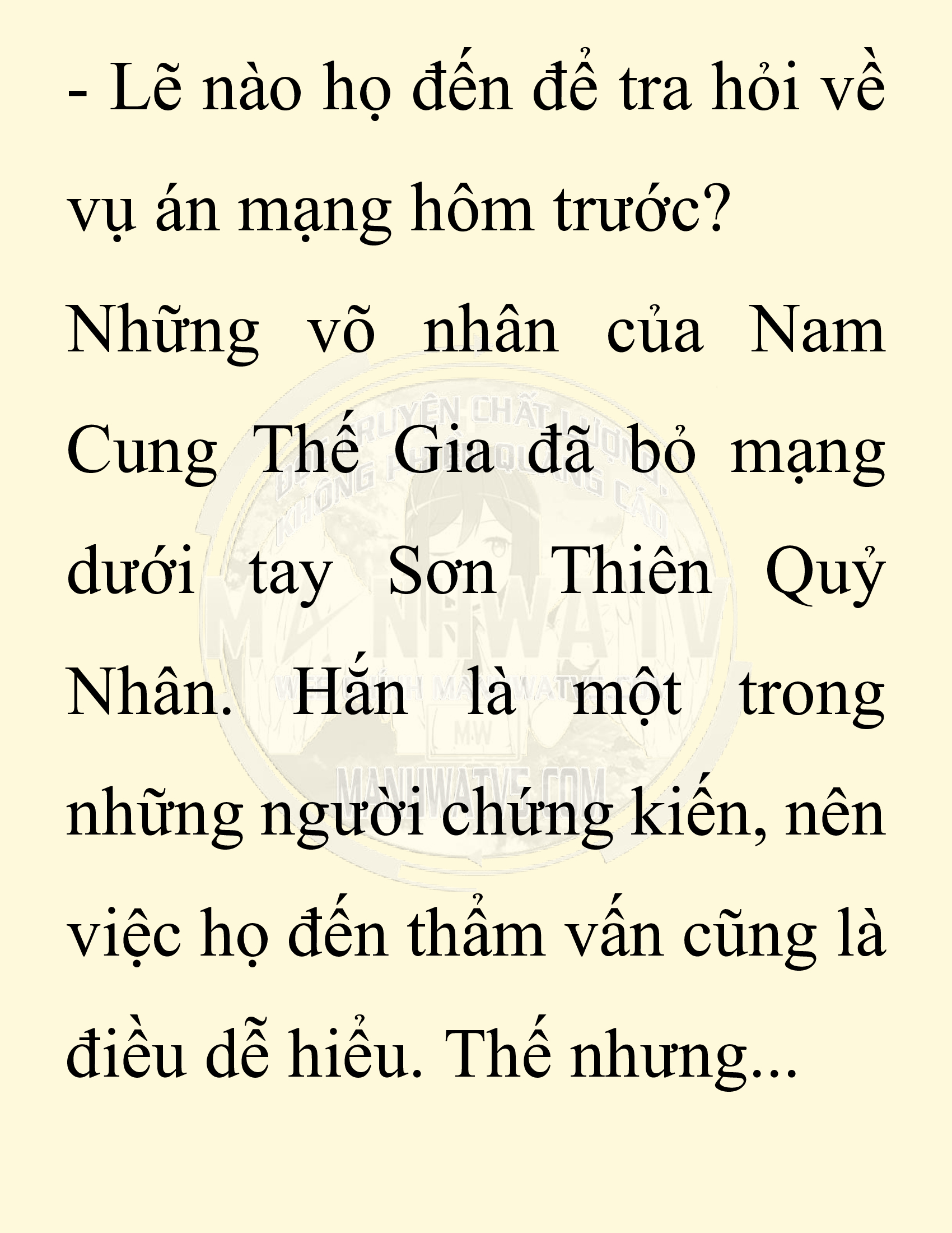 Đọc truyện SNVT[NOVEL] Thiên Hạ Đệ Nhất Nhân Đã Chết - Chap 28: Thiên Hạ Đệ Nhất Nhân Vẫn Lạc