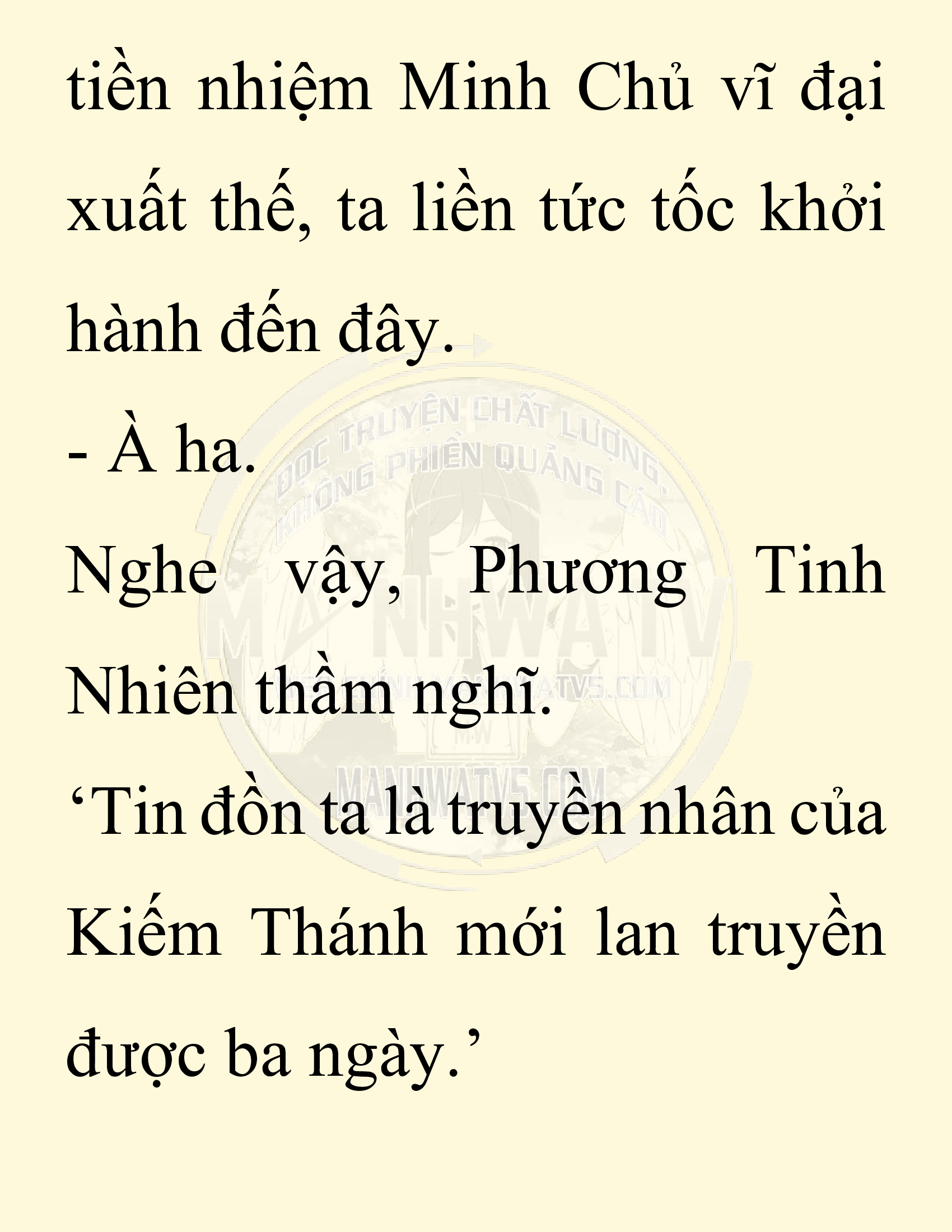 Đọc truyện SNVT[NOVEL] Thiên Hạ Đệ Nhất Nhân Đã Chết - Chap 29: Thiên Hạ Đệ Nhất Nhân Vẫn Lạc
