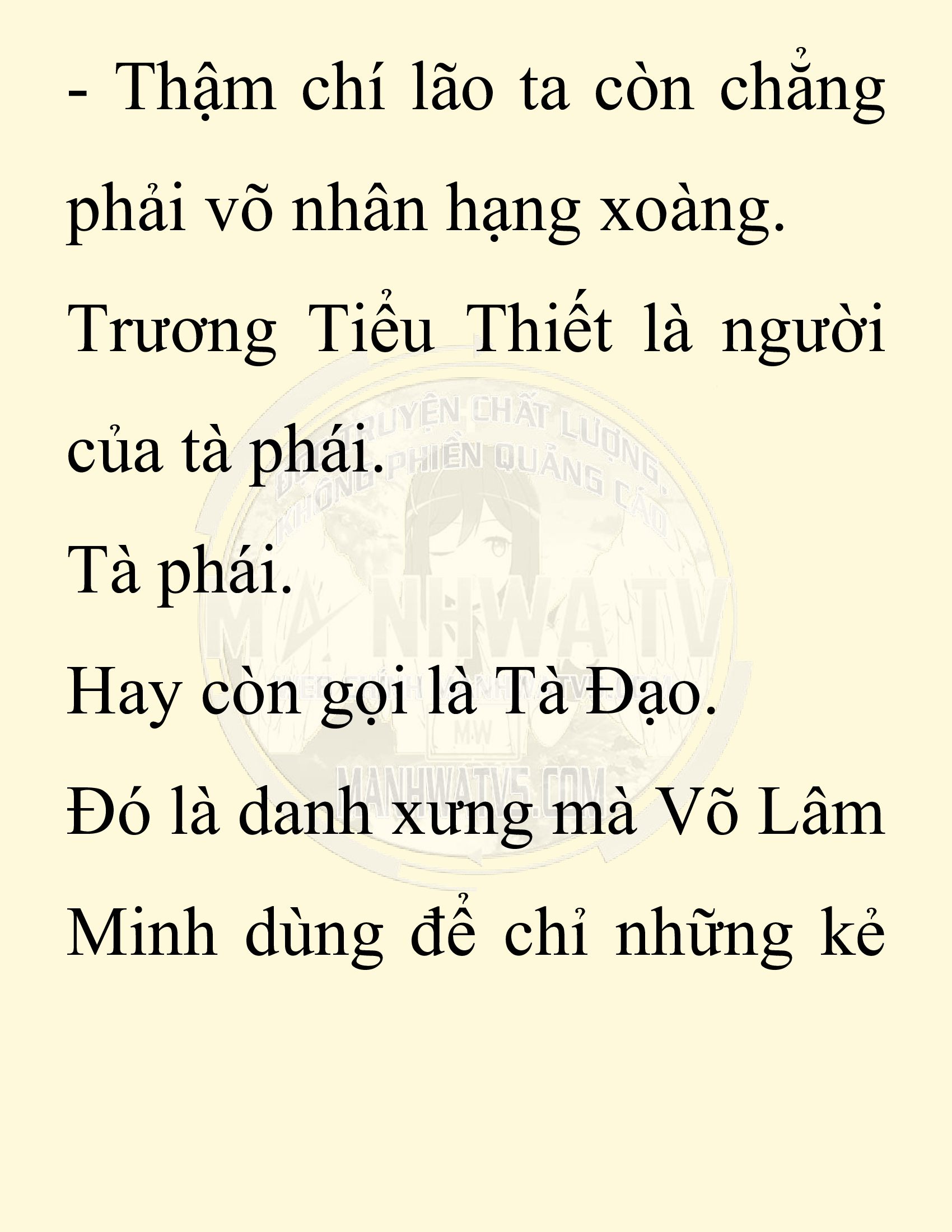 Đọc truyện SNVT[NOVEL] Thiên Hạ Đệ Nhất Nhân Đã Chết - Chap 3: Thiên Hạ Đệ Nhất Nhân Vẫn Lạc