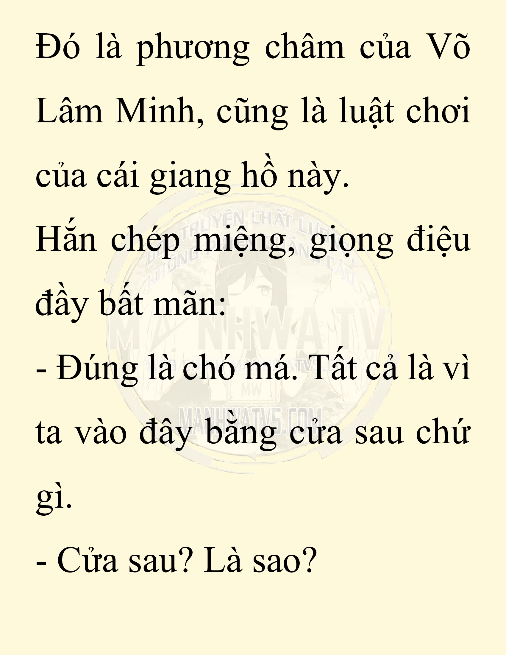 Đọc truyện SNVT[NOVEL] Thiên Hạ Đệ Nhất Nhân Đã Chết - Chap 3: Thiên Hạ Đệ Nhất Nhân Vẫn Lạc