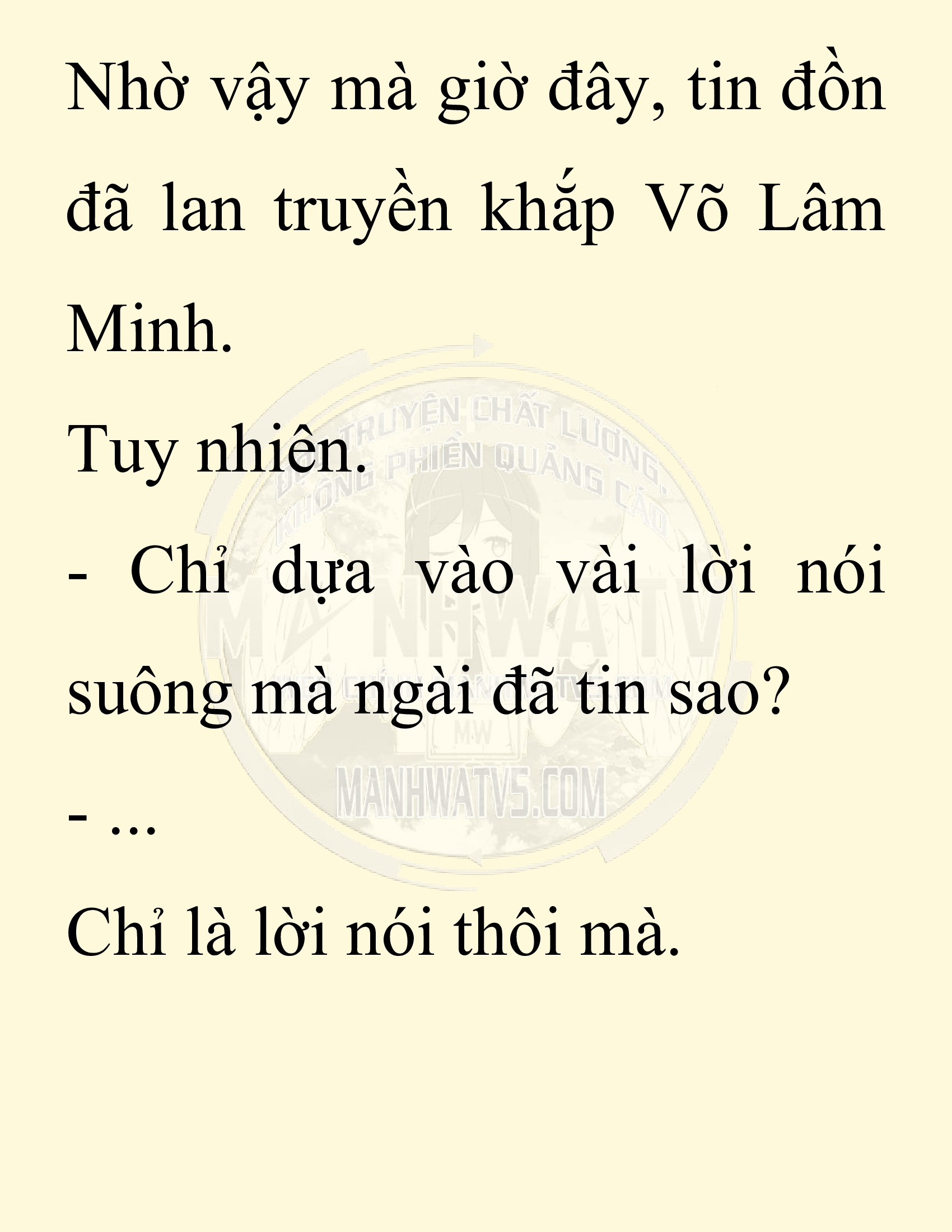 Đọc truyện SNVT[NOVEL] Thiên Hạ Đệ Nhất Nhân Đã Chết - Chap 31: Thiên Hạ Đệ Nhất Nhân Vẫn Lạc