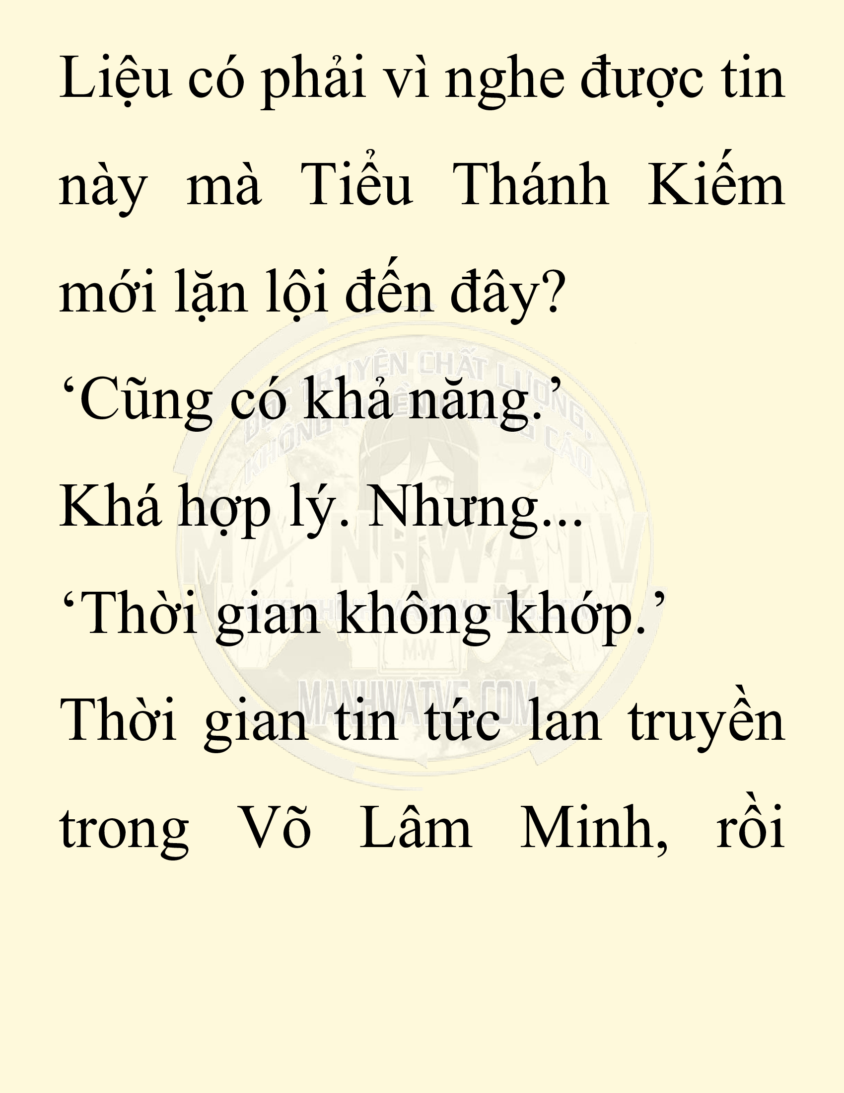 Đọc truyện SNVT[NOVEL] Thiên Hạ Đệ Nhất Nhân Đã Chết - Chap 33: Thiên Hạ Đệ Nhất Nhân Vẫn Lạc