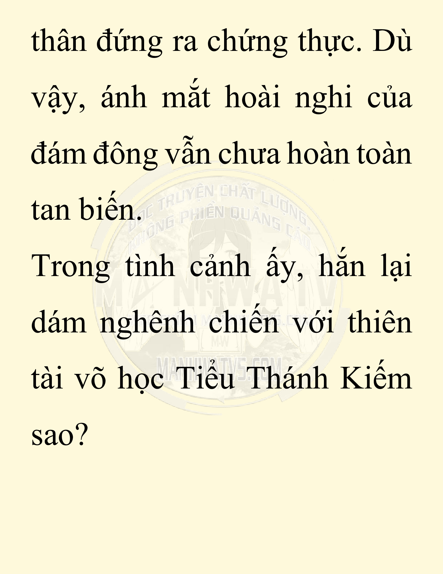 Đọc truyện SNVT[NOVEL] Thiên Hạ Đệ Nhất Nhân Đã Chết - Chap 37: Thiên Hạ Đệ Nhất Nhân Vẫn Lạc
