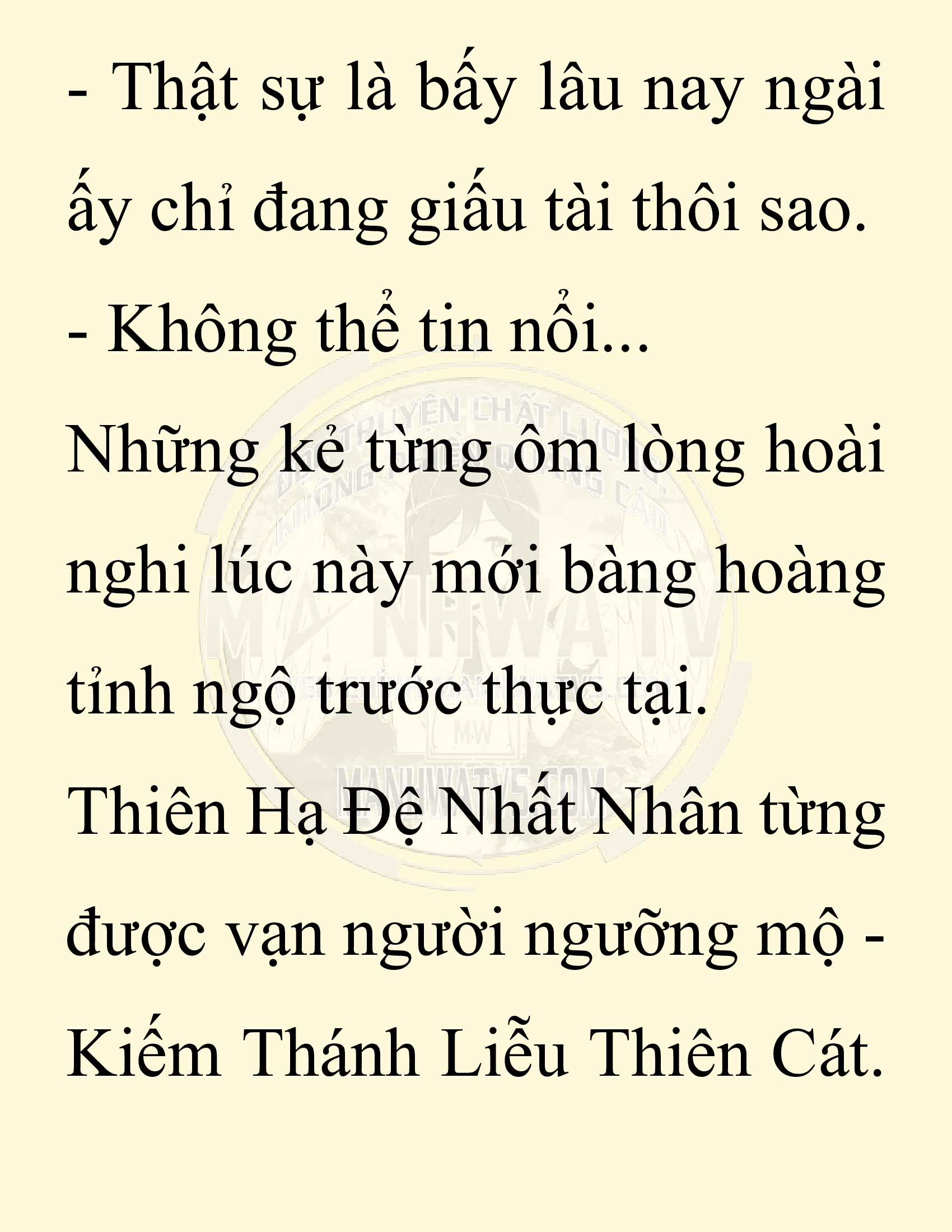 Đọc truyện SNVT[NOVEL] Thiên Hạ Đệ Nhất Nhân Đã Chết - Chap 42: Thiên Hạ Đệ Nhất Nhân Vẫn Lạc