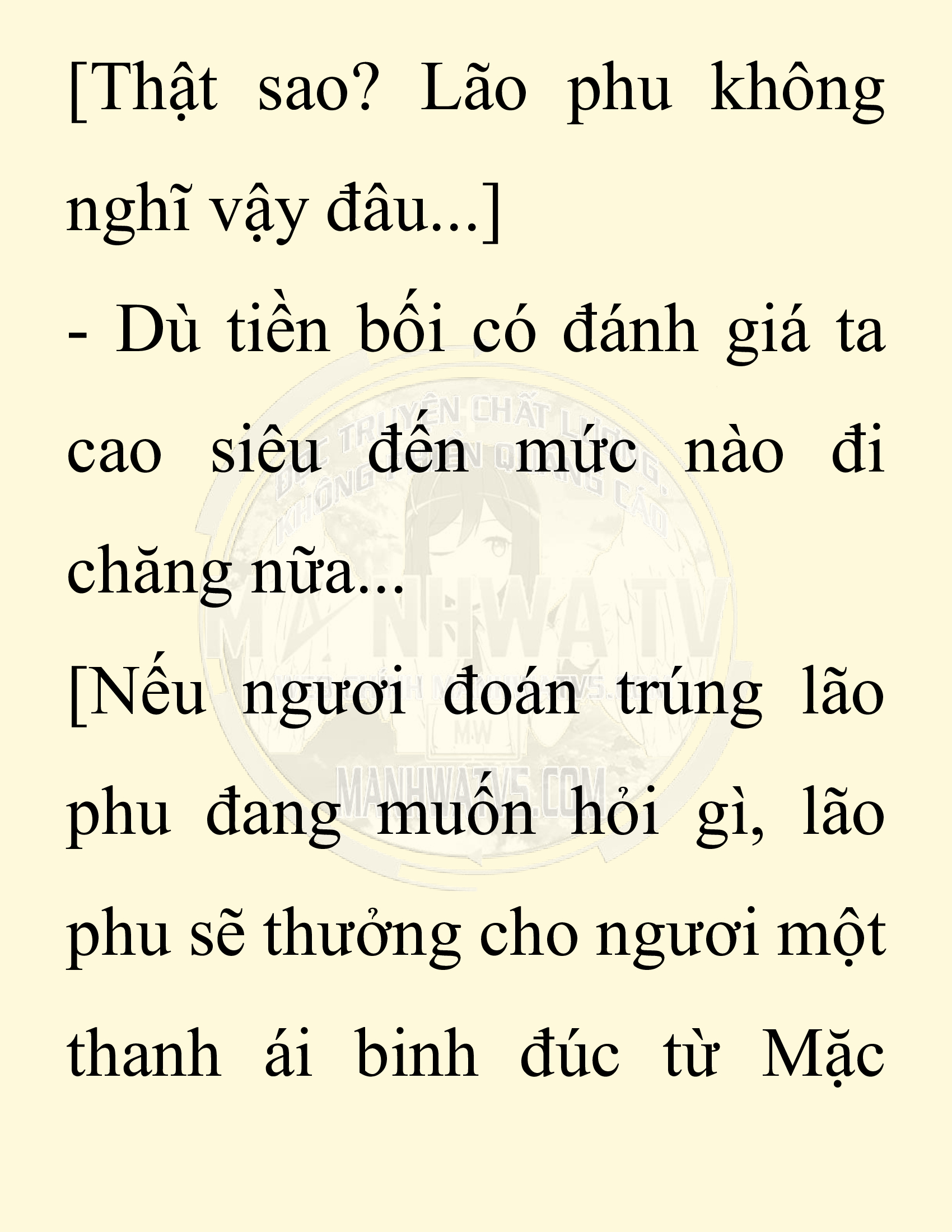 Đọc truyện SNVT[NOVEL] Thiên Hạ Đệ Nhất Nhân Đã Chết - Chap 47: Thiên Hạ Đệ Nhất Nhân Đã Chết