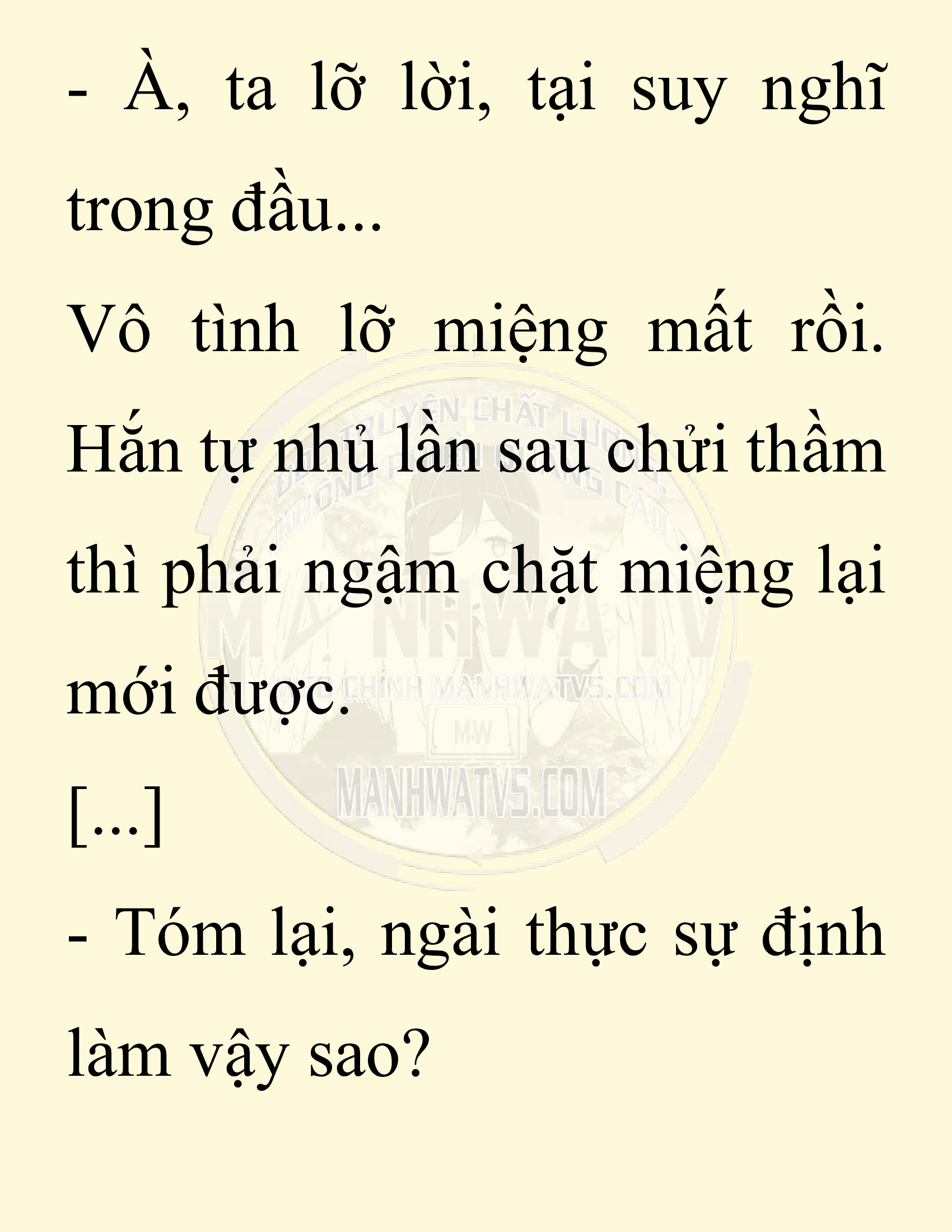 Đọc truyện SNVT[NOVEL] Thiên Hạ Đệ Nhất Nhân Đã Chết - Chap 48: Thiên Hạ Đệ Nhất Nhân Đã Chết