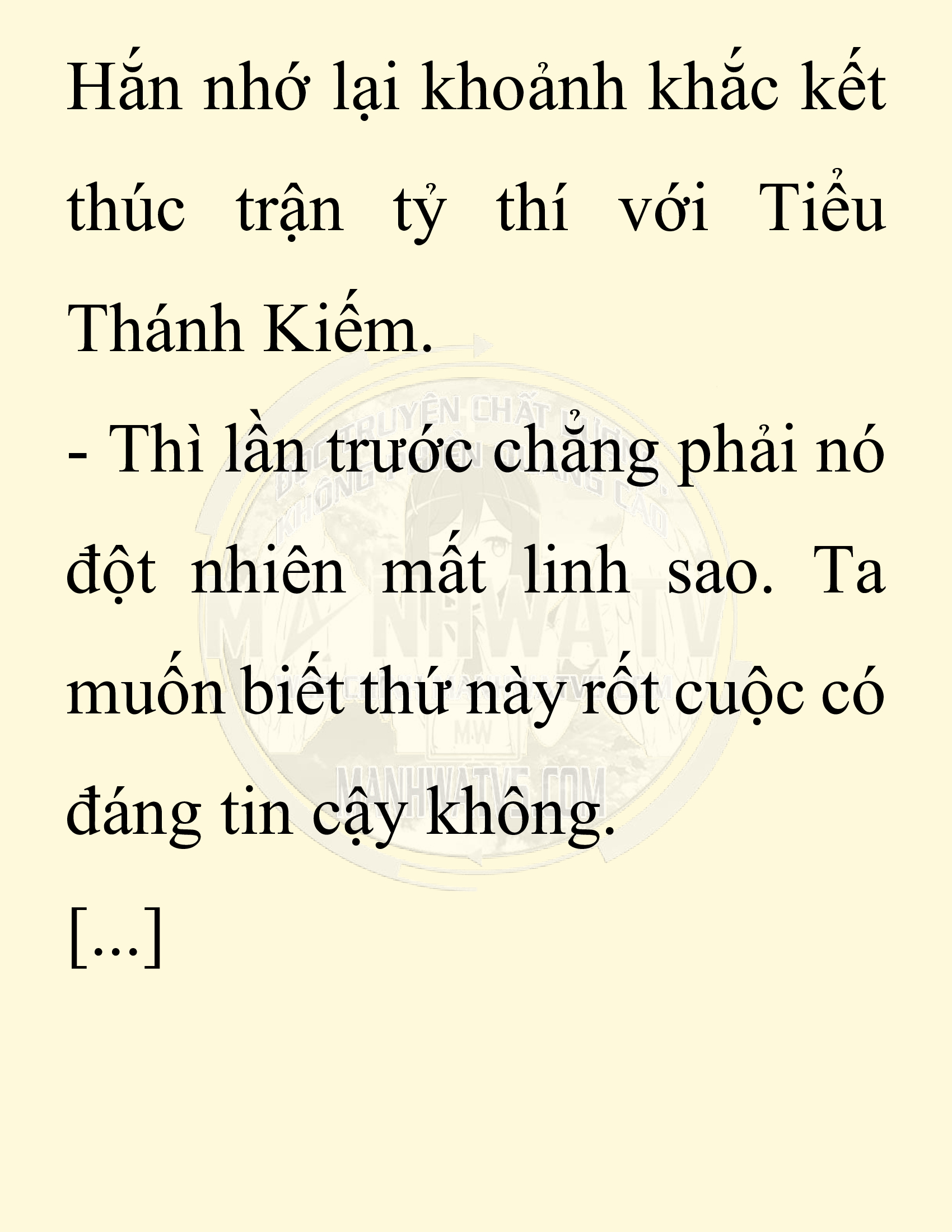 Đọc truyện SNVT[NOVEL] Thiên Hạ Đệ Nhất Nhân Đã Chết - Chap 48: Thiên Hạ Đệ Nhất Nhân Đã Chết