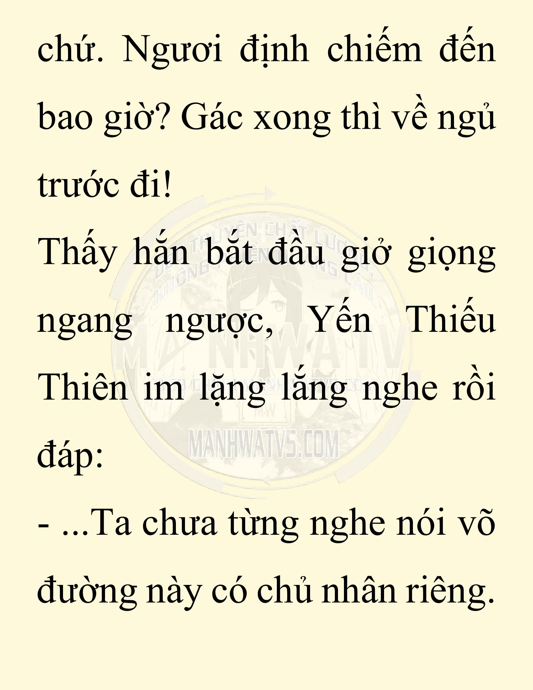 Đọc truyện SNVT[NOVEL] Thiên Hạ Đệ Nhất Nhân Đã Chết - Chap 6: Thiên Hạ Đệ Nhất Nhân Vẫn Lạc