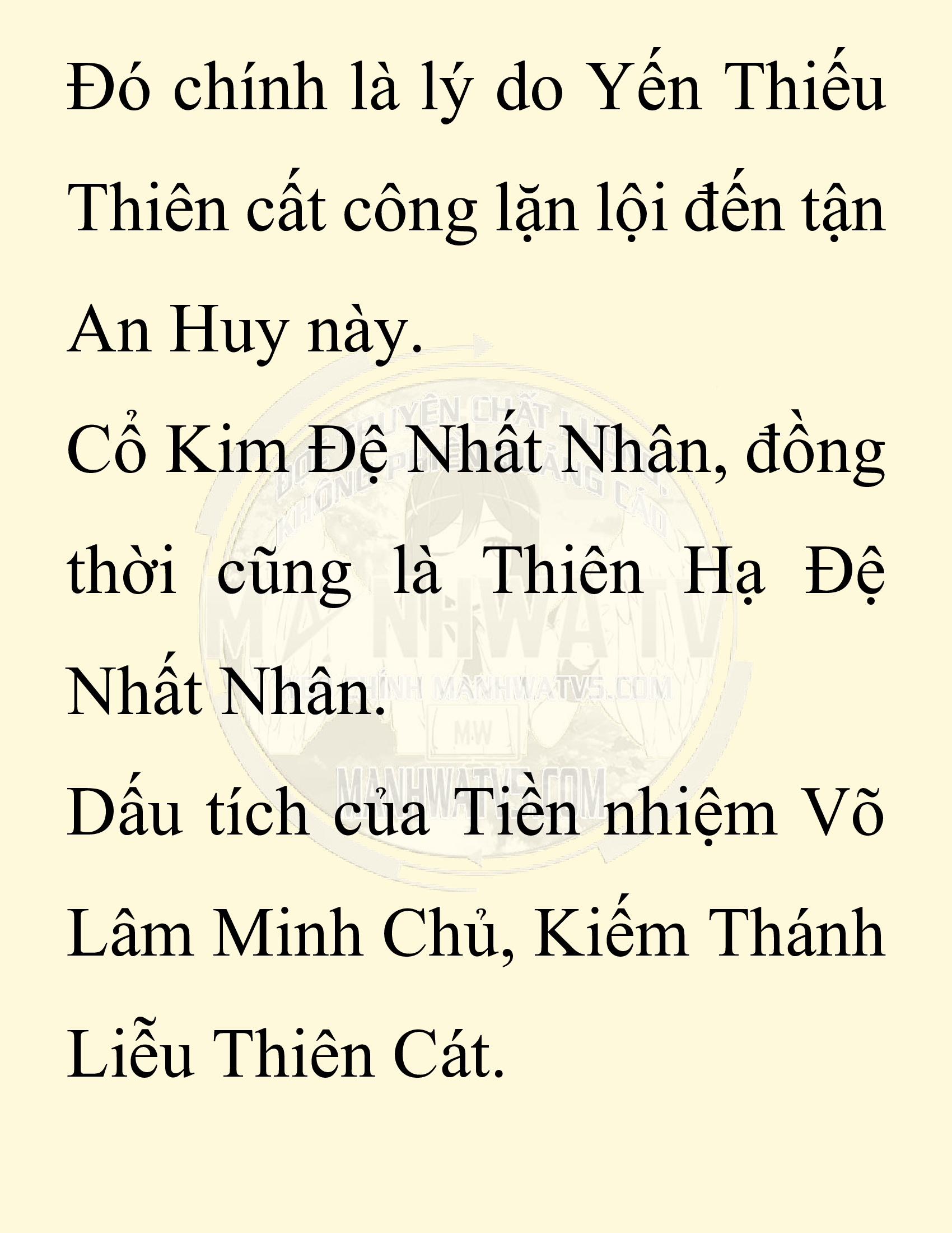 Đọc truyện SNVT[NOVEL] Thiên Hạ Đệ Nhất Nhân Đã Chết - Chap 6: Thiên Hạ Đệ Nhất Nhân Vẫn Lạc