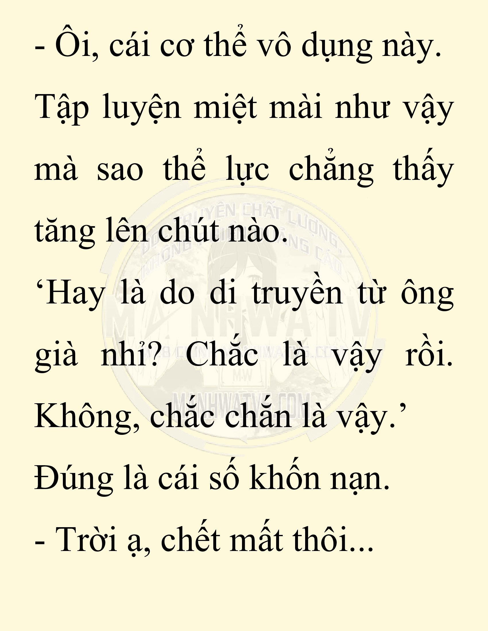 Đọc truyện SNVT[NOVEL] Thiên Hạ Đệ Nhất Nhân Đã Chết - Chap 7: Thiên Hạ Đệ Nhất Nhân Vẫn Lạc