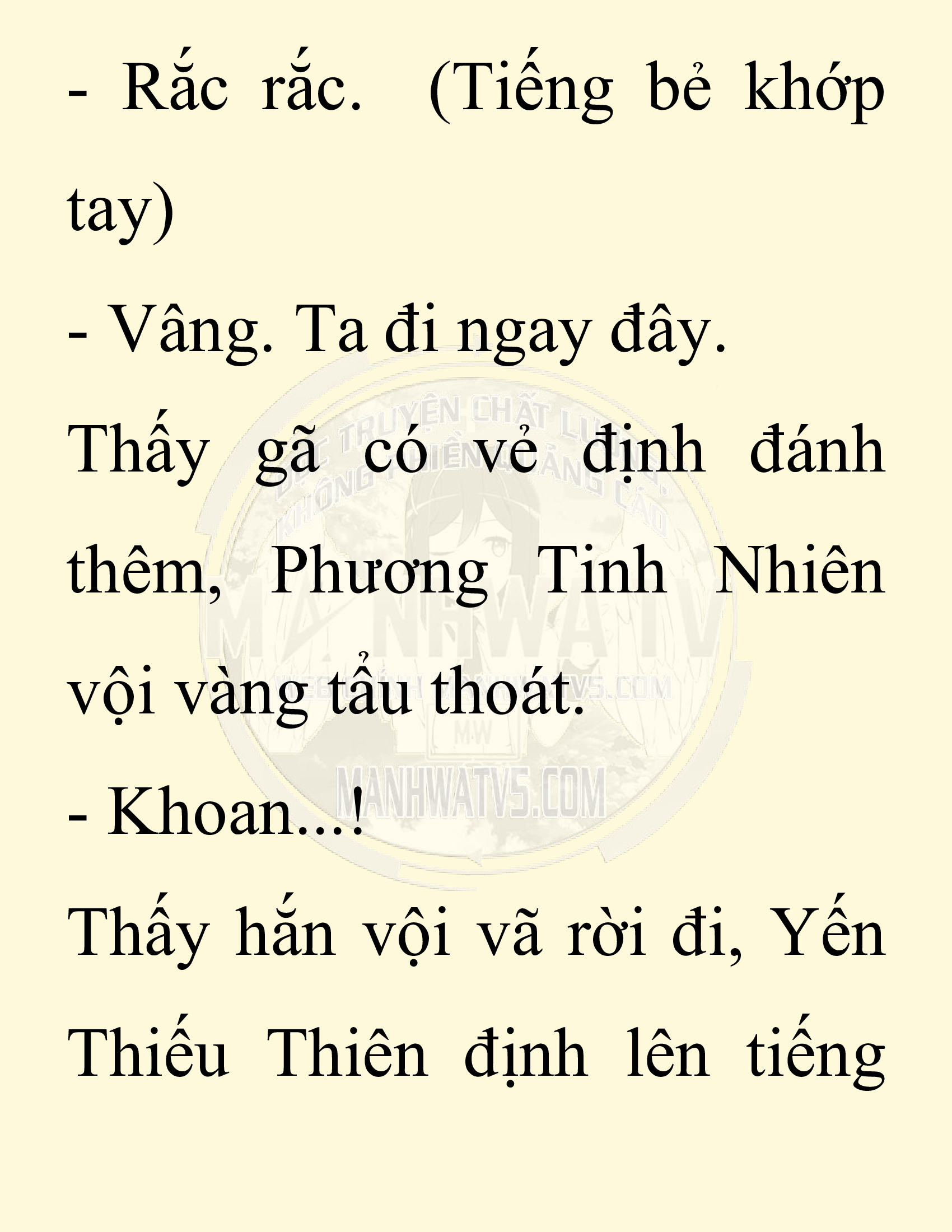 Đọc truyện SNVT[NOVEL] Thiên Hạ Đệ Nhất Nhân Đã Chết - Chap 8: Thiên Hạ Đệ Nhất Nhân Vẫn Lạc